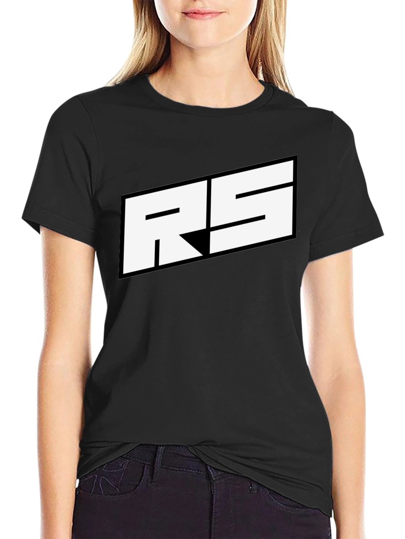 RS Logo Black T-Shirt