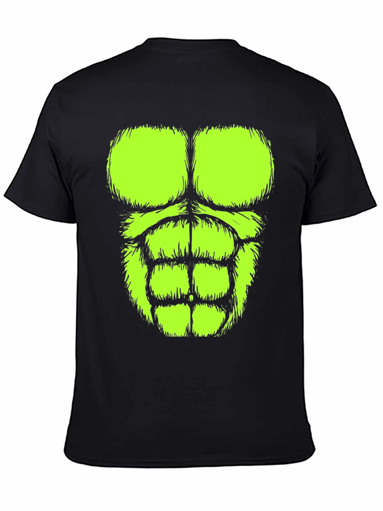 Hulk Abs T-Shirt: Funny Muscle Costume Tee