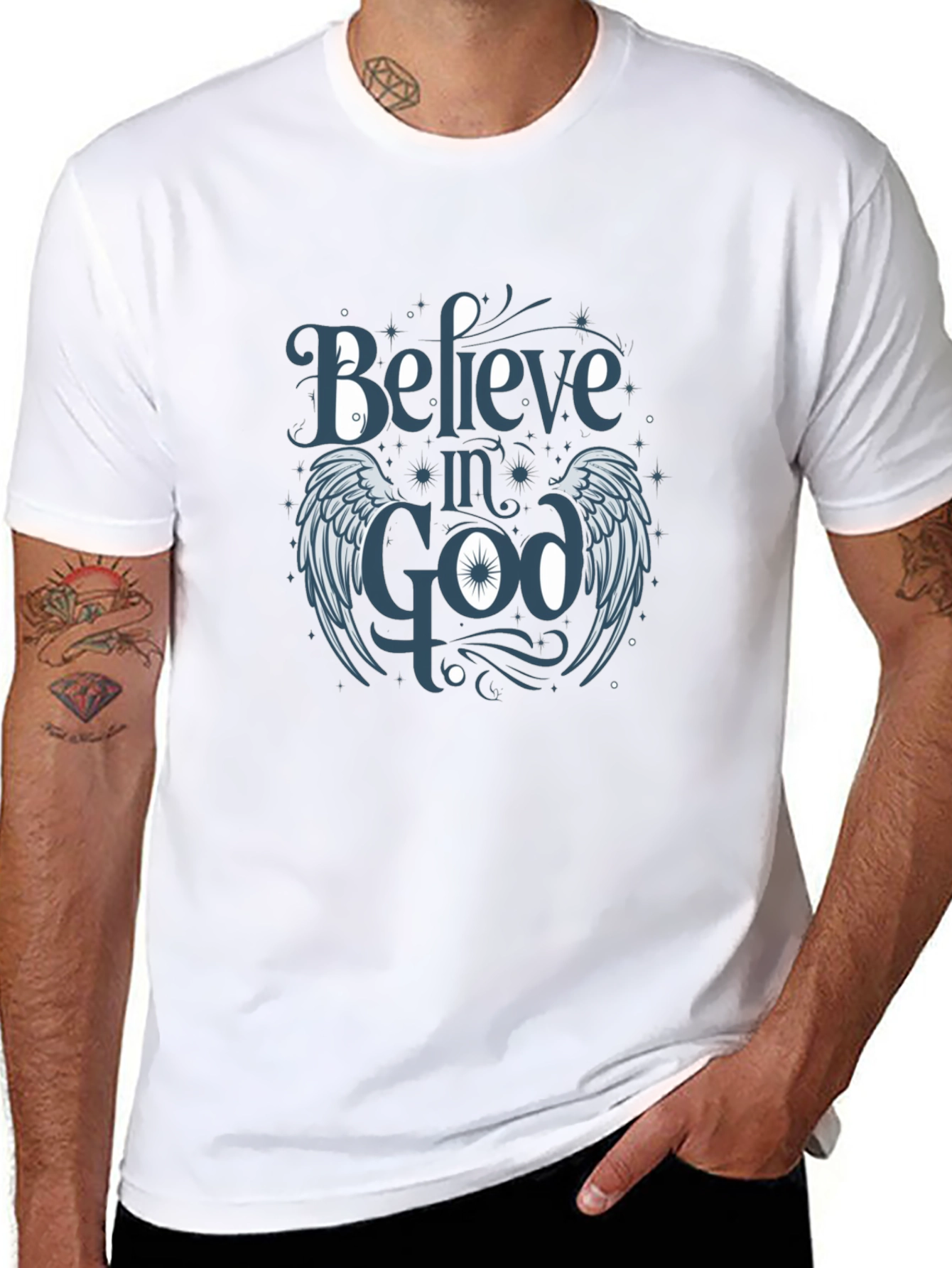 Believe in God Graphic T-Shirt