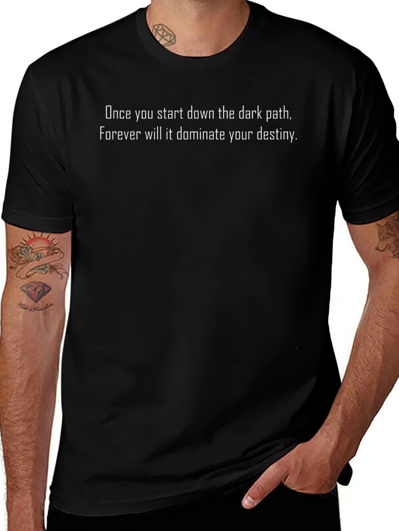 Dark Path T-Shirt - Destiny Quote Tee