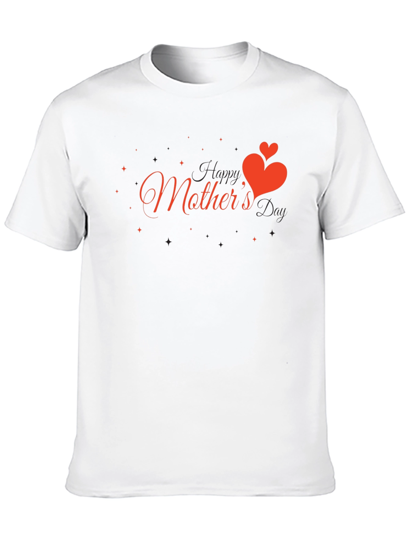 Happy Mothers Day T-Shirt - Heart Design