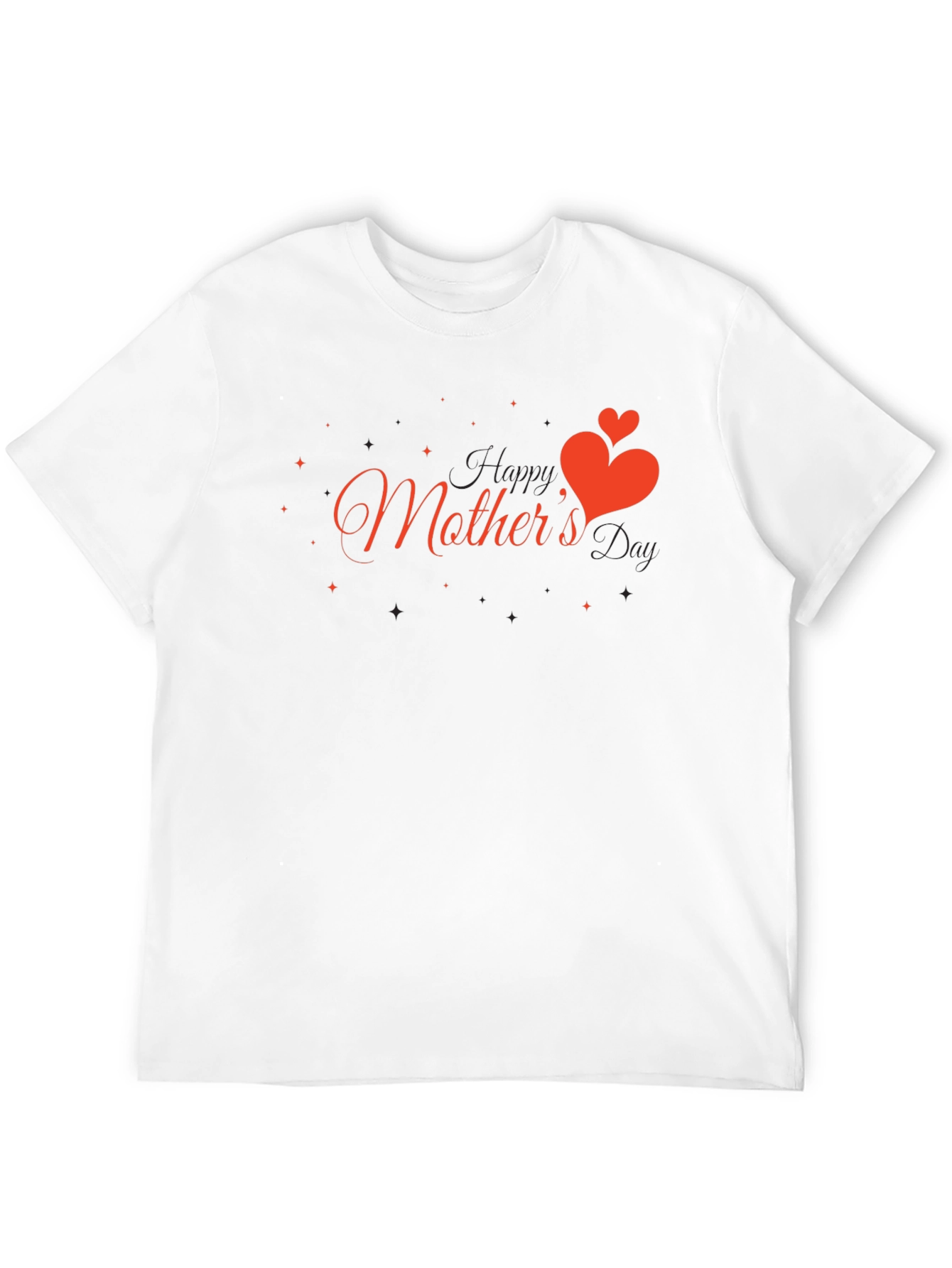 Happy Mothers Day T-Shirt - Heart Design