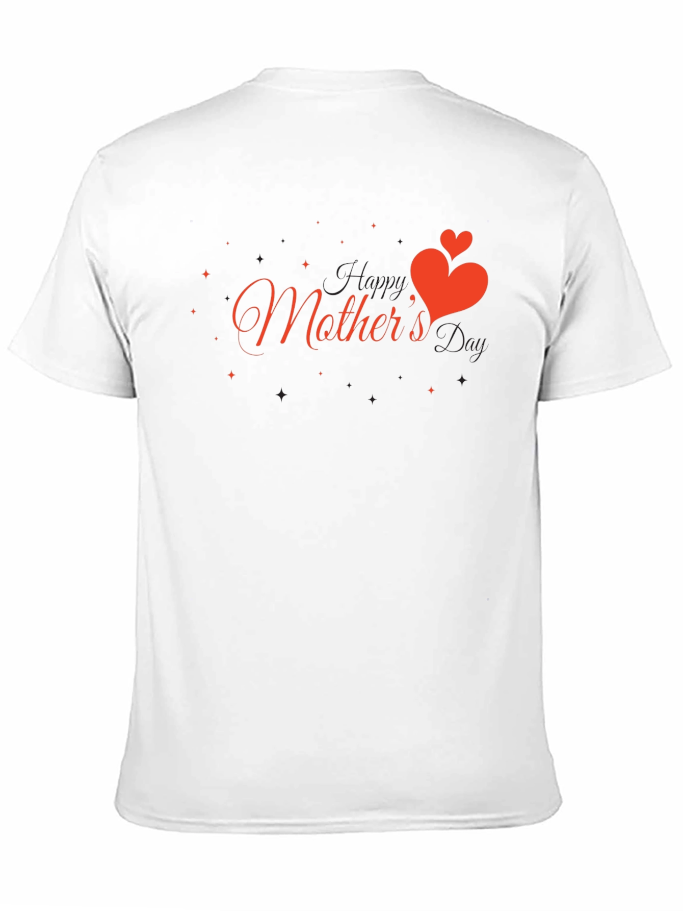 Happy Mothers Day T-Shirt - Heart Design