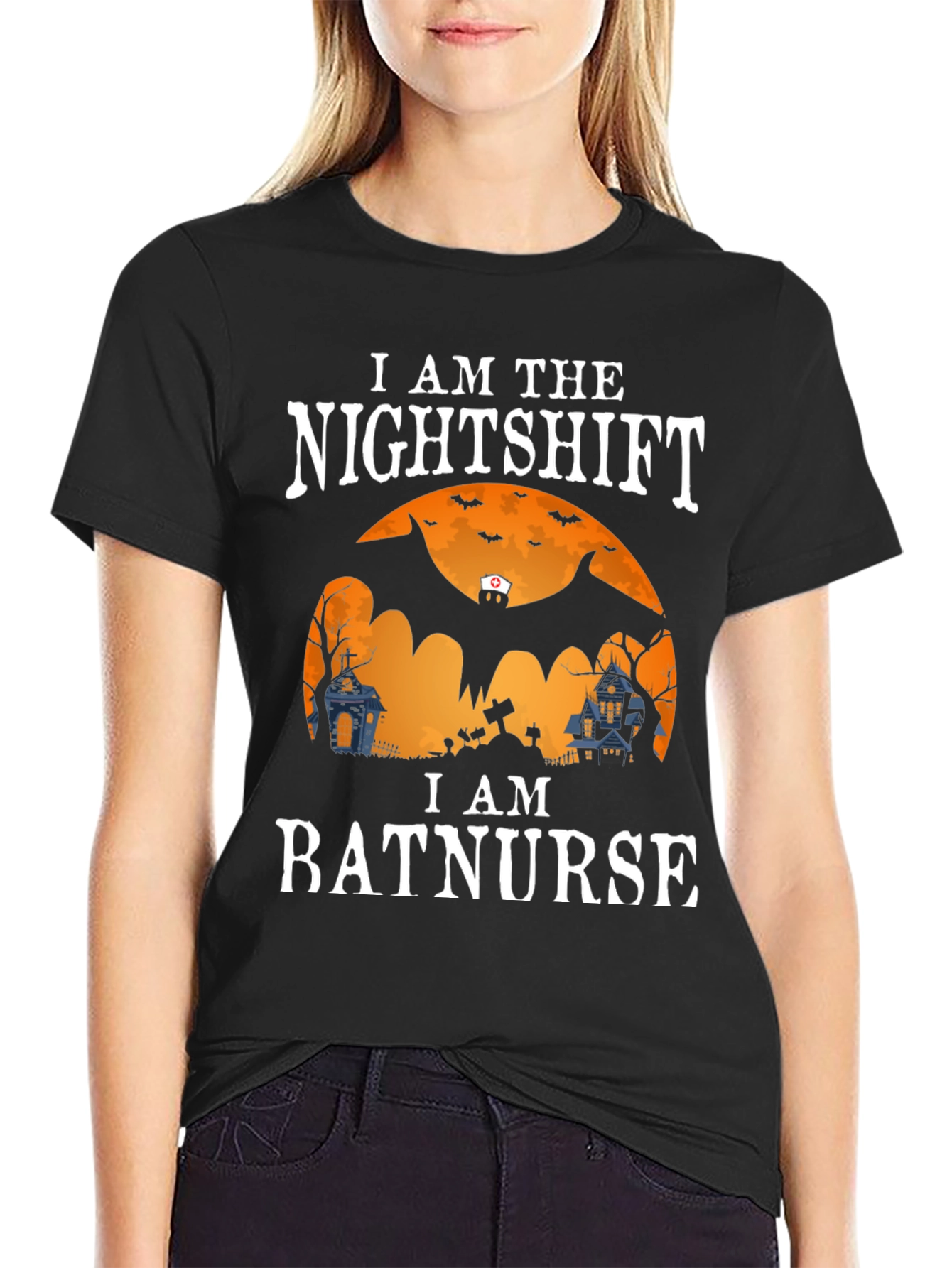 Nightshift Batnurse Halloween T-Shirt