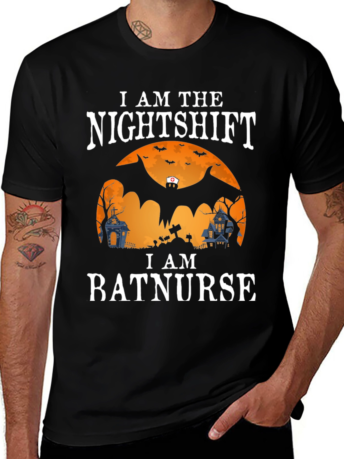 Nightshift Batnurse Halloween T-Shirt