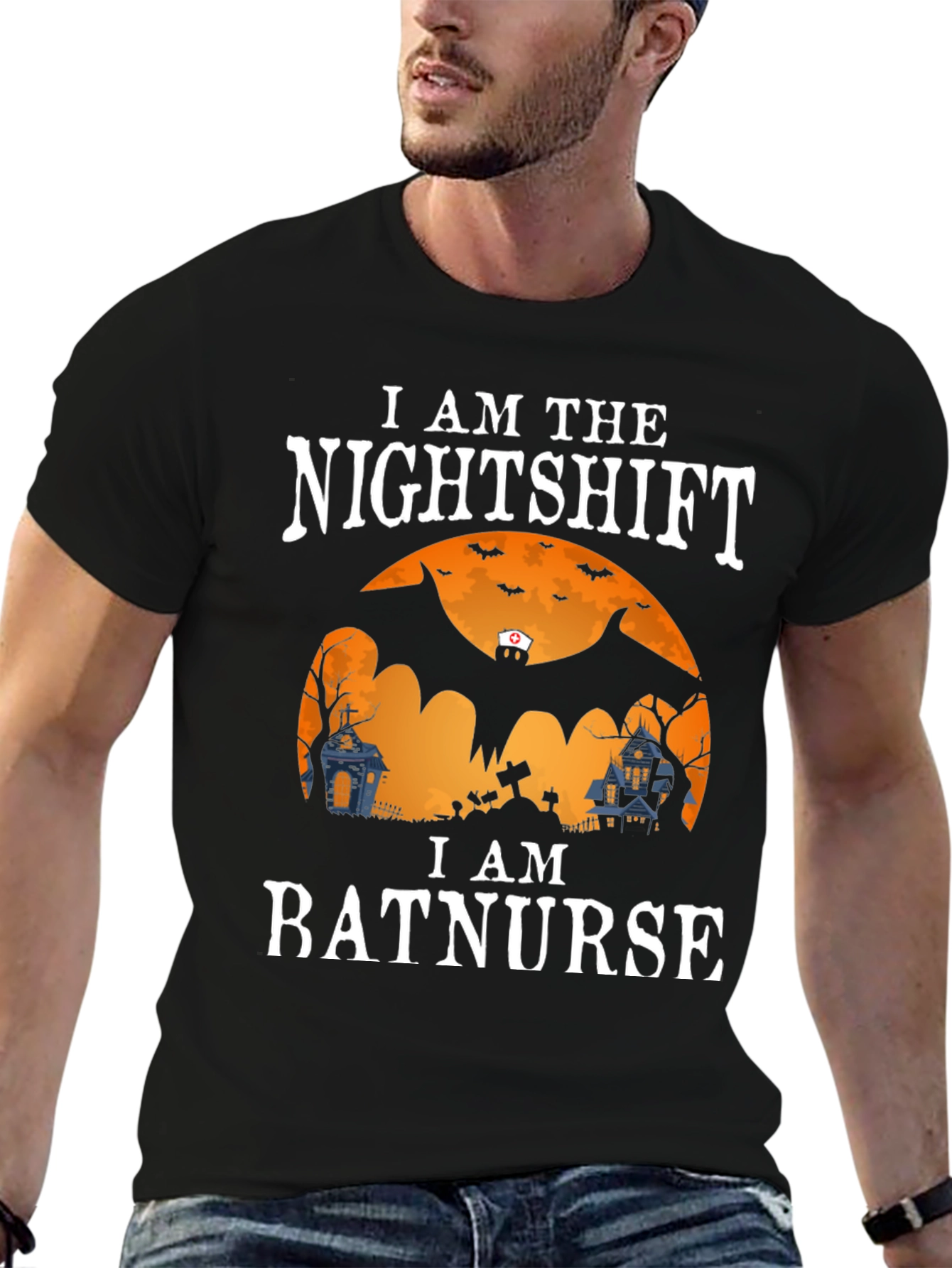 Nightshift Batnurse Halloween T-Shirt