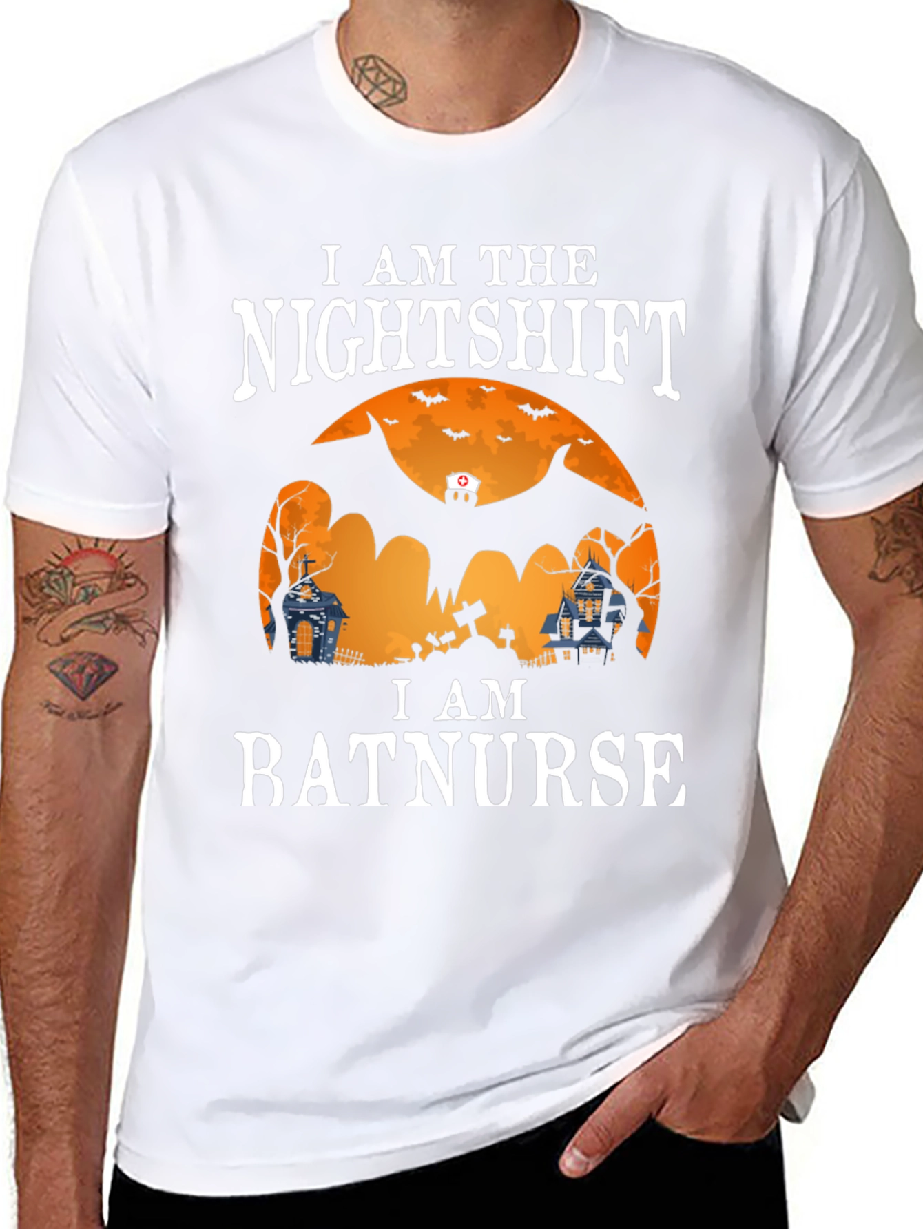 Nightshift Batnurse Halloween T-Shirt