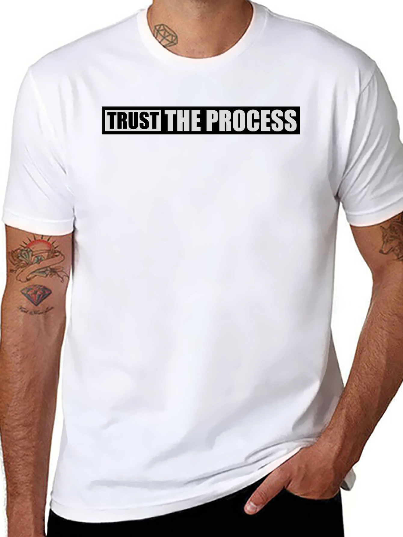 Trust the Process Black T-Shirt