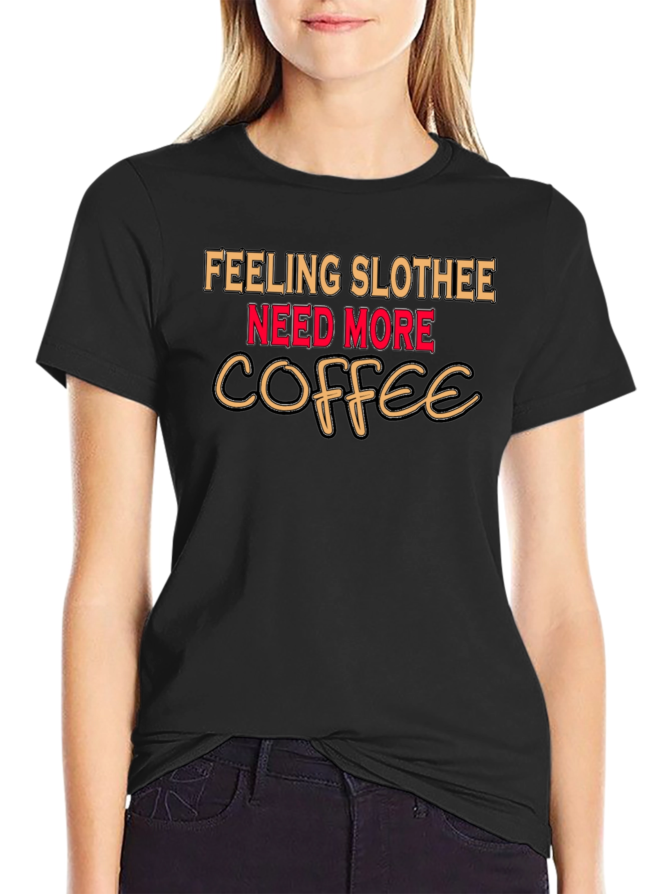 Feeling Slothee Coffee T-Shirt