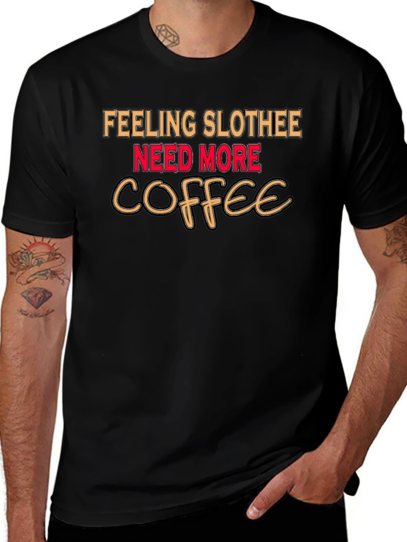 Feeling Slothee Coffee T-Shirt