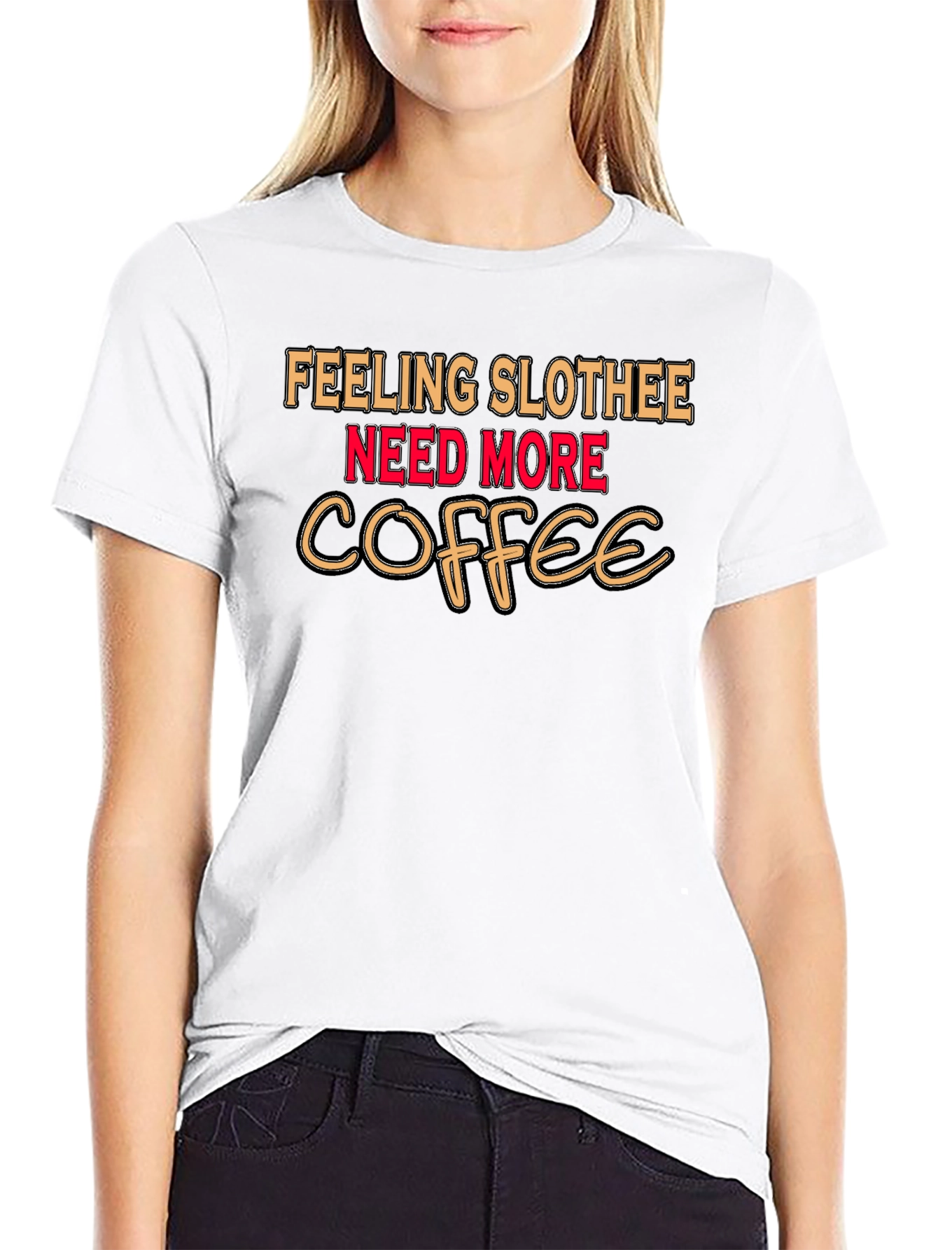 Feeling Slothee Coffee T-Shirt