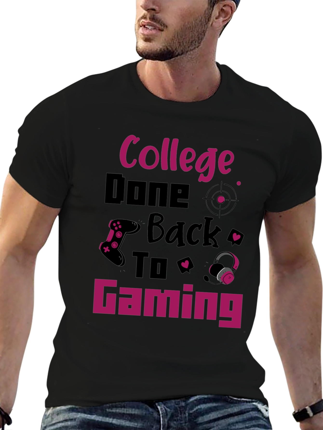 College Done Back To Gaming T-Shirt