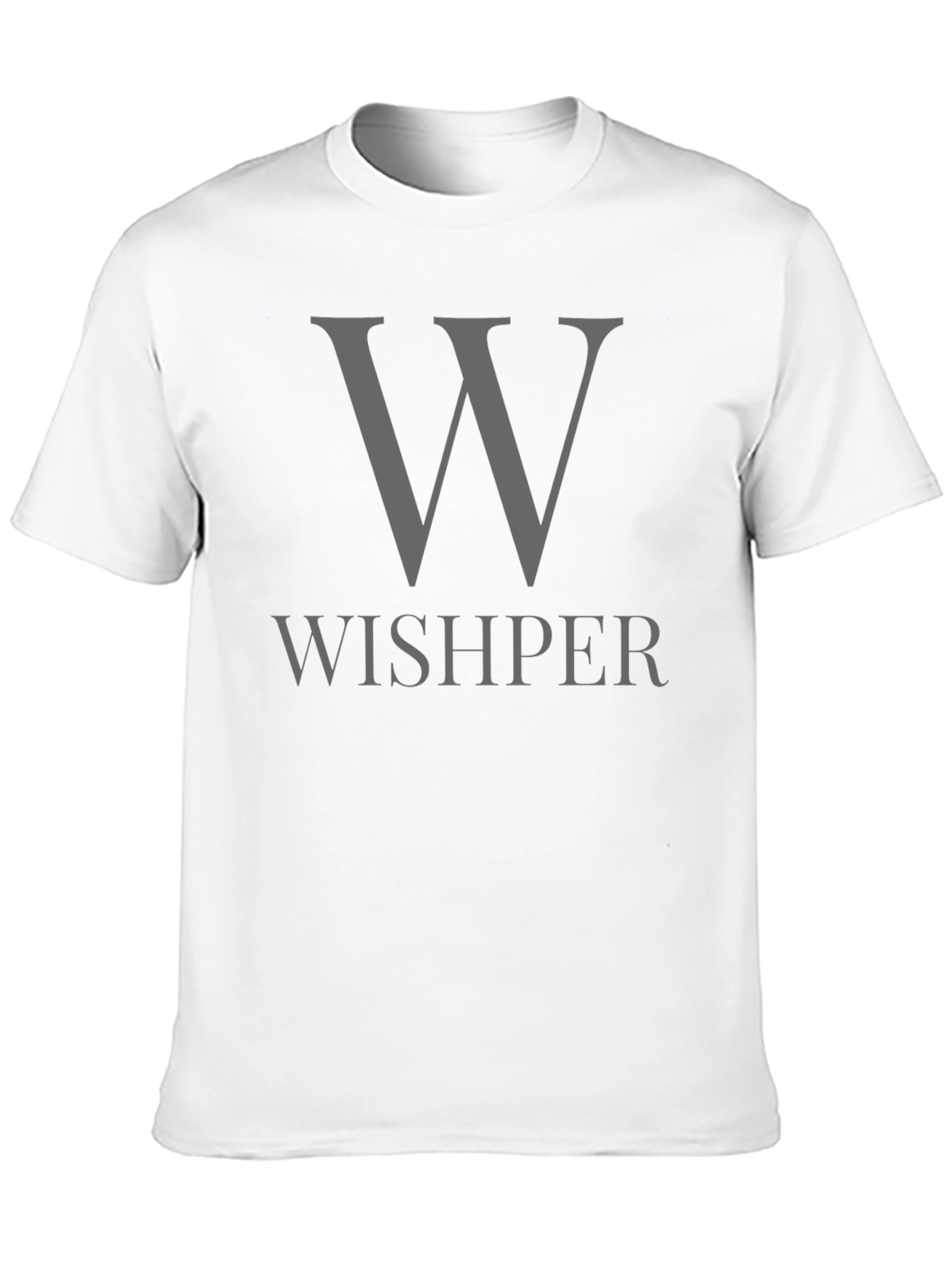 Wishper Graphic Tee - Stylish Black Cotton T-Shirt