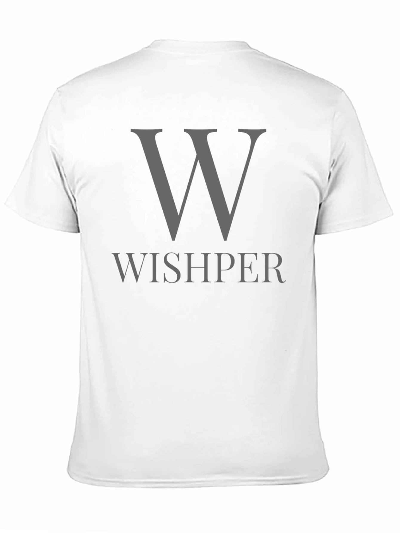 Wishper Graphic Tee - Stylish Black Cotton T-Shirt