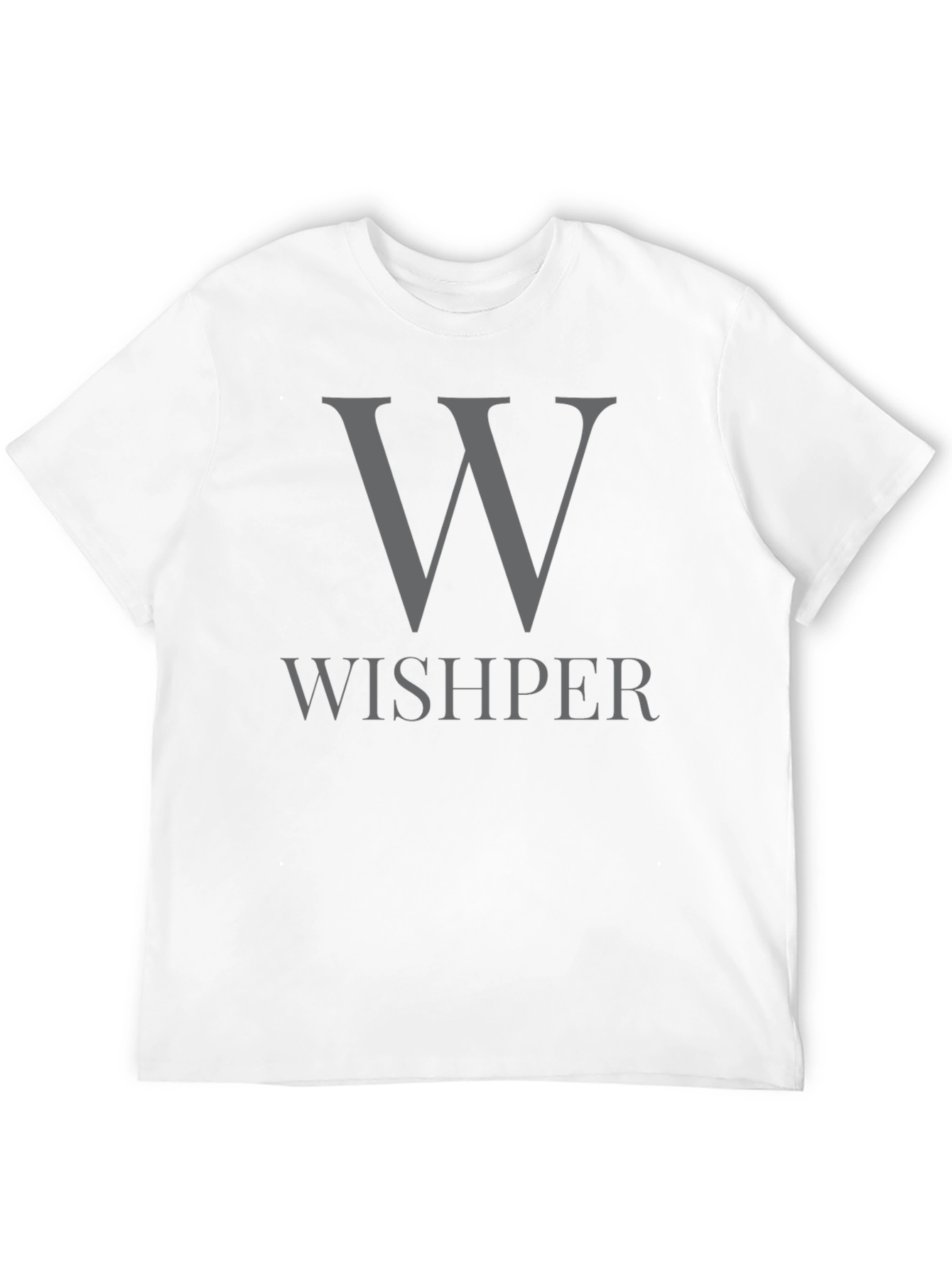 Wishper Graphic Tee - Stylish Black Cotton T-Shirt