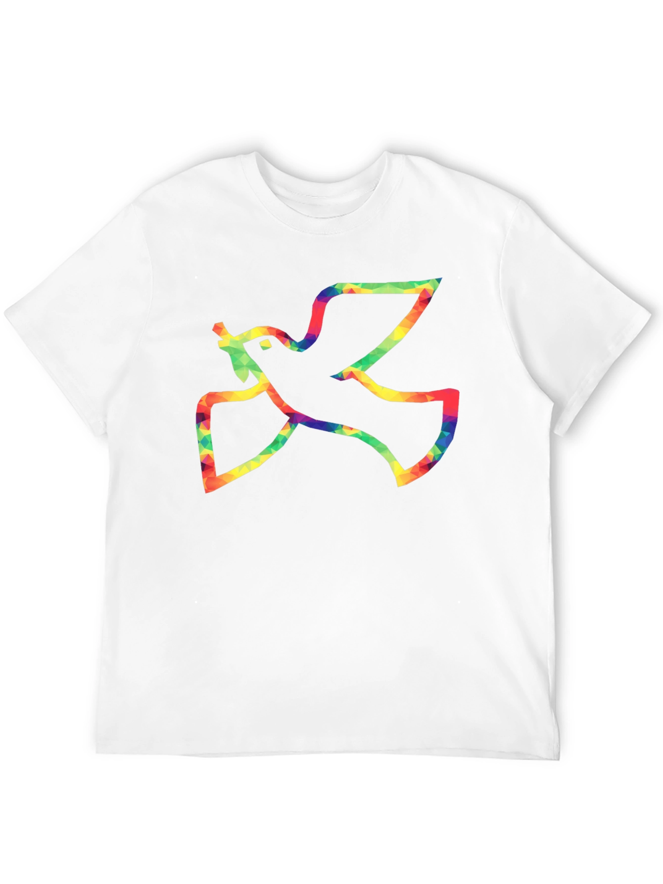 Peace Dove Graphic Tee - Mens Black T-Shirt