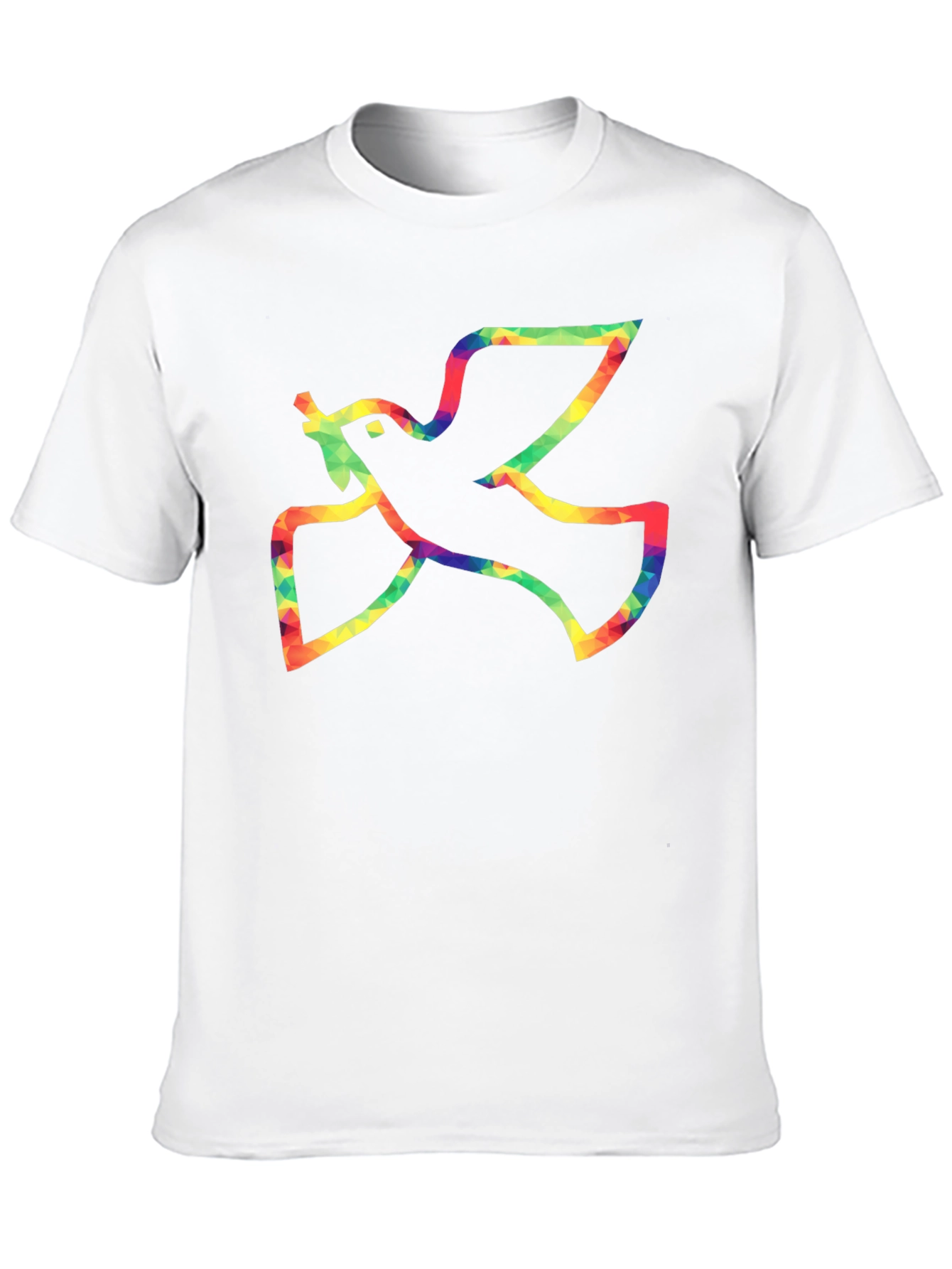 Peace Dove Graphic Tee - Mens Black T-Shirt