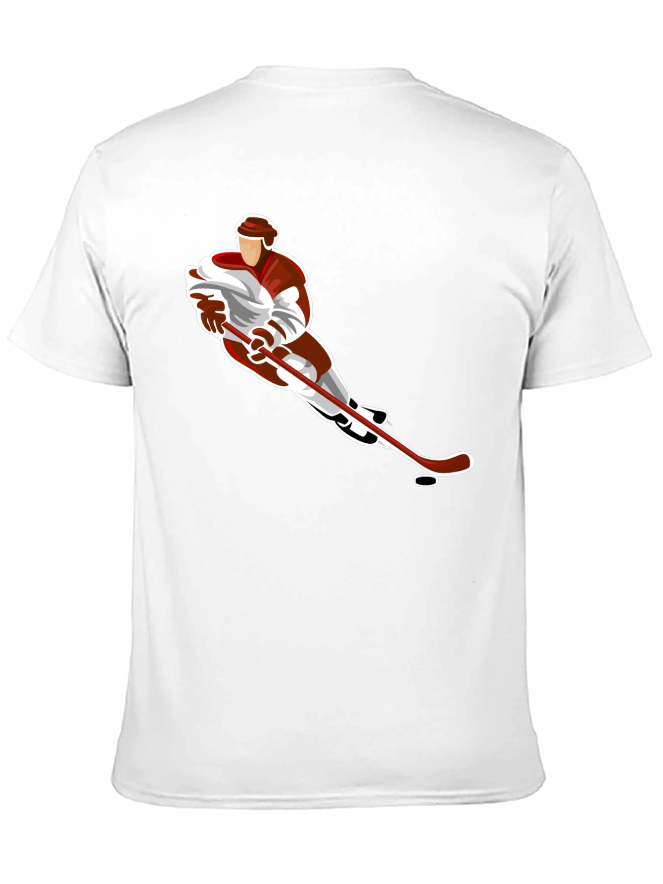 Hockey Player Graphic T-Shirt