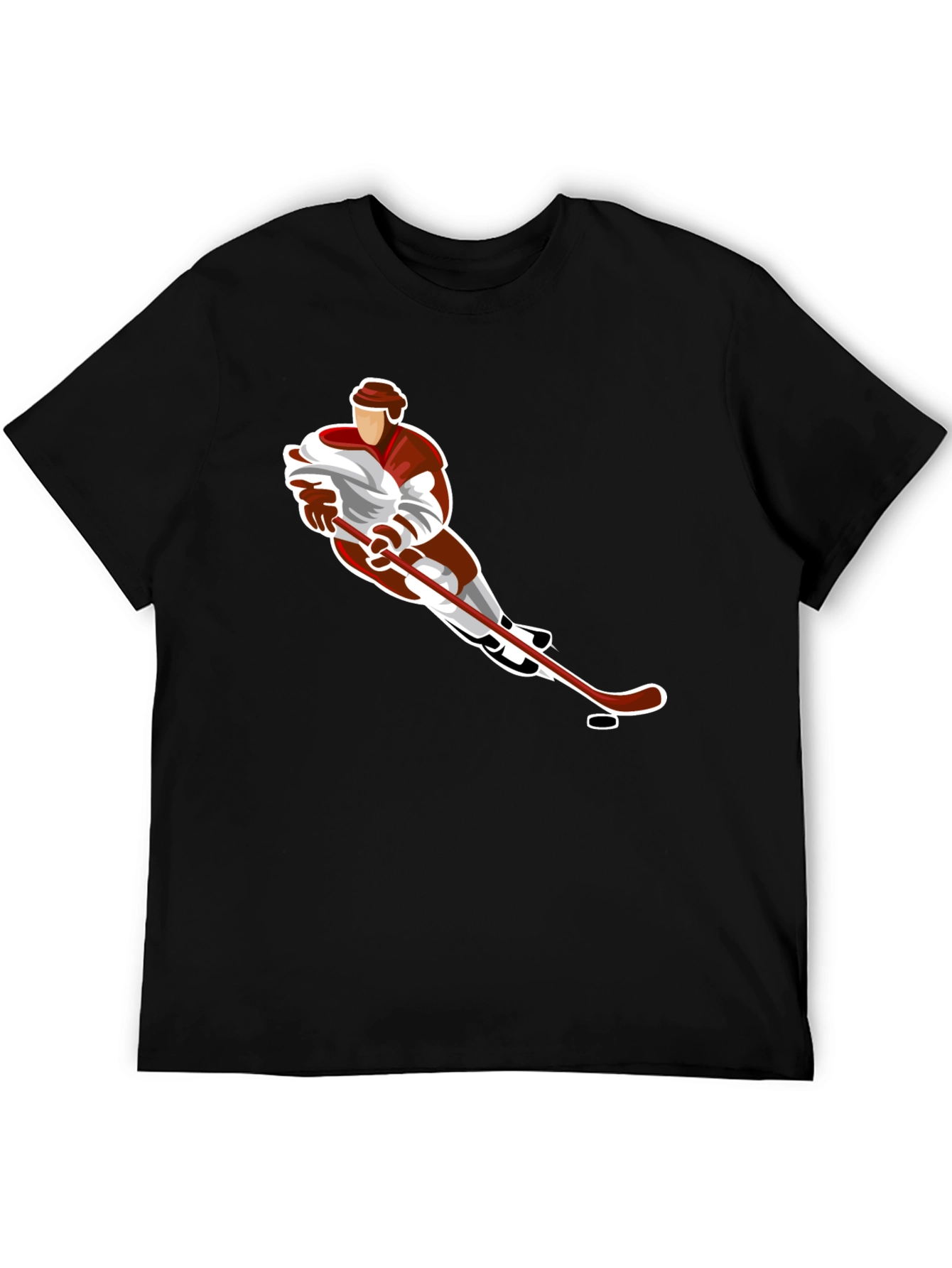 Hockey Player Graphic T-Shirt