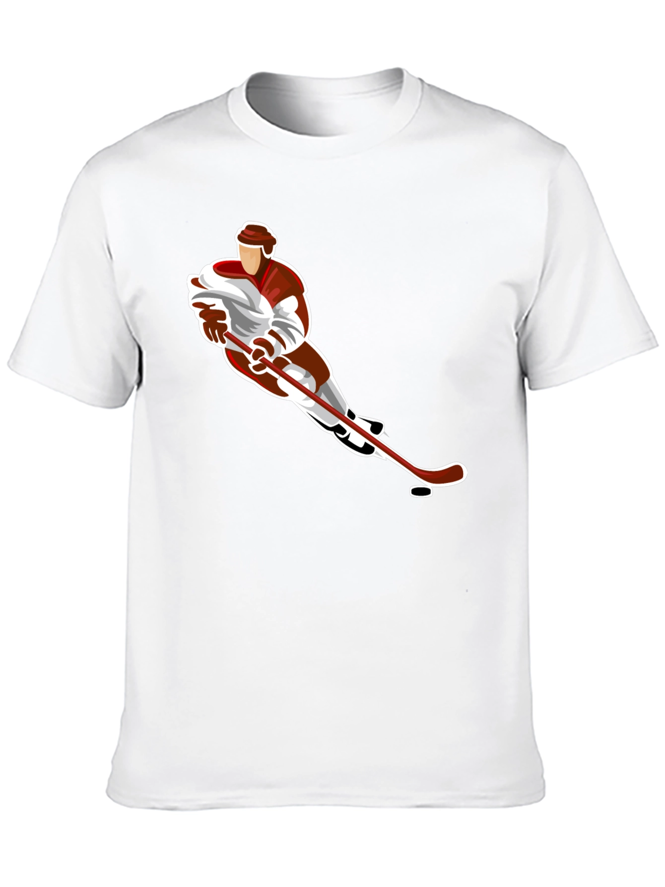 Hockey Player Graphic T-Shirt