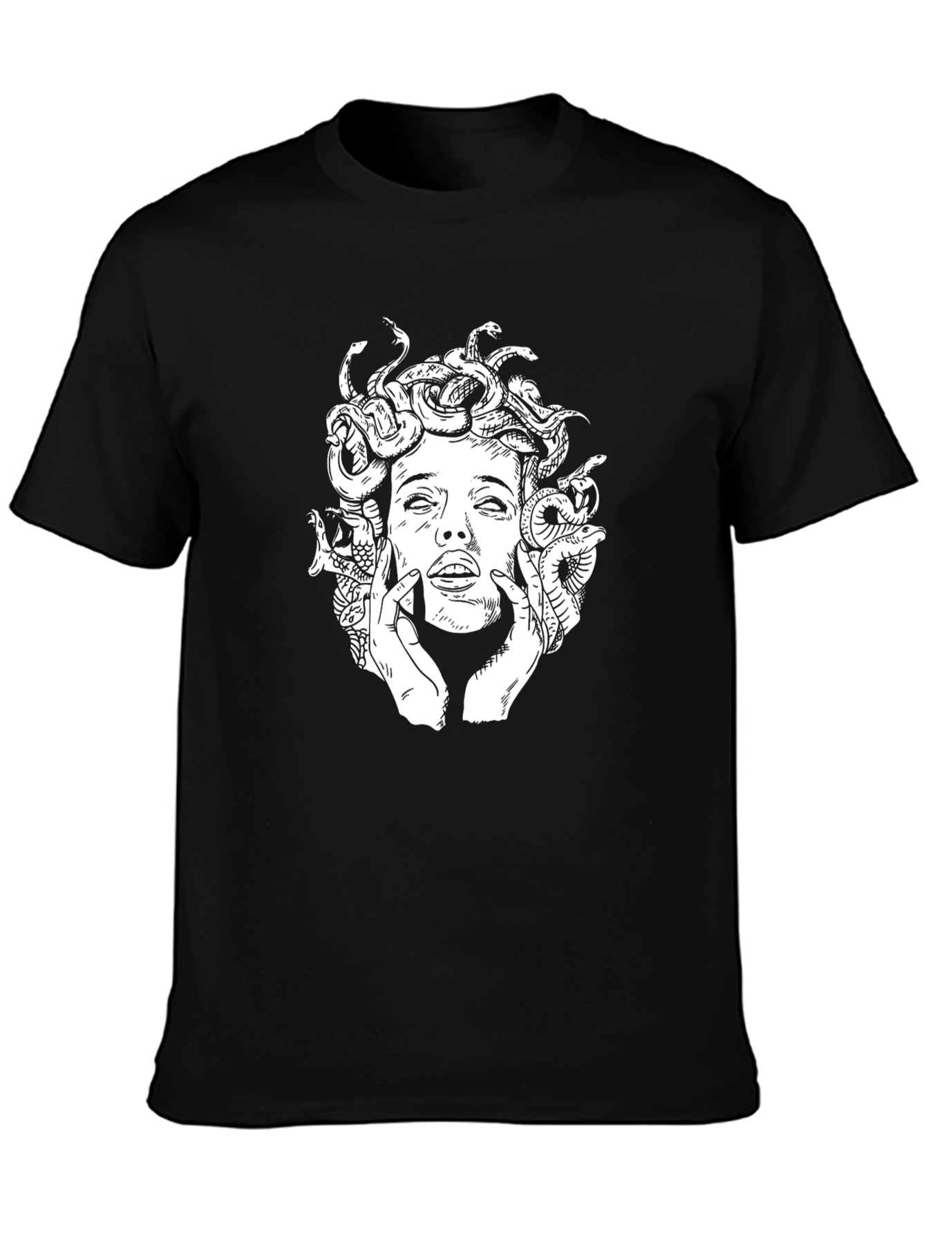 Medusa Graphic Tee - Classic Black T-Shirt
