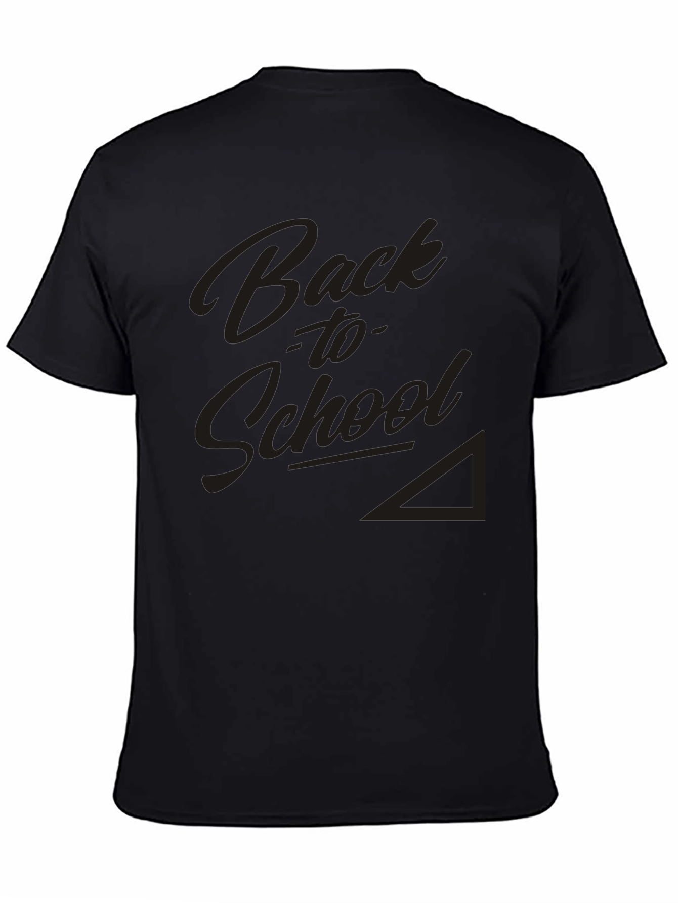 Back to School Black Graphic T-Shirt