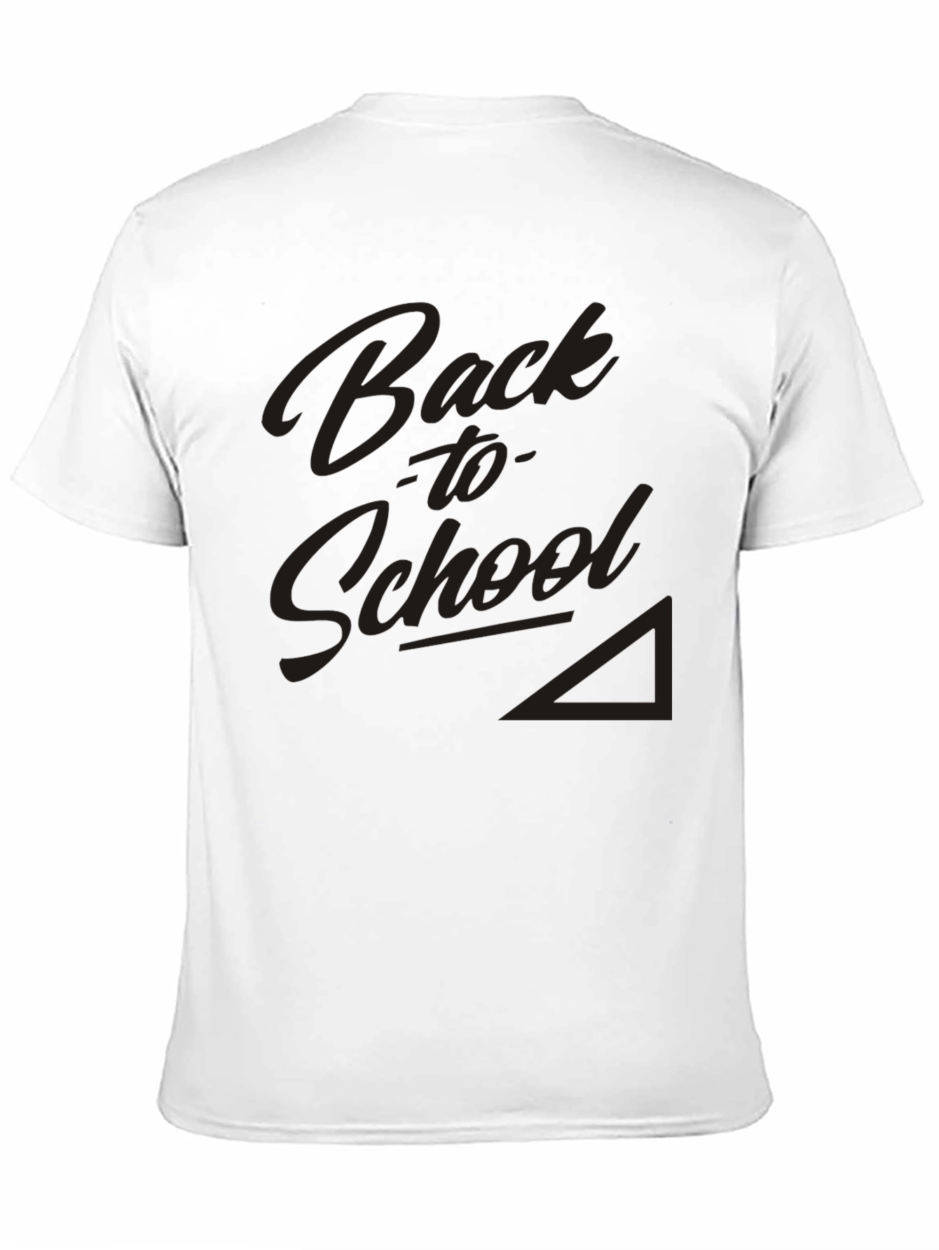 Back to School Black Graphic T-Shirt