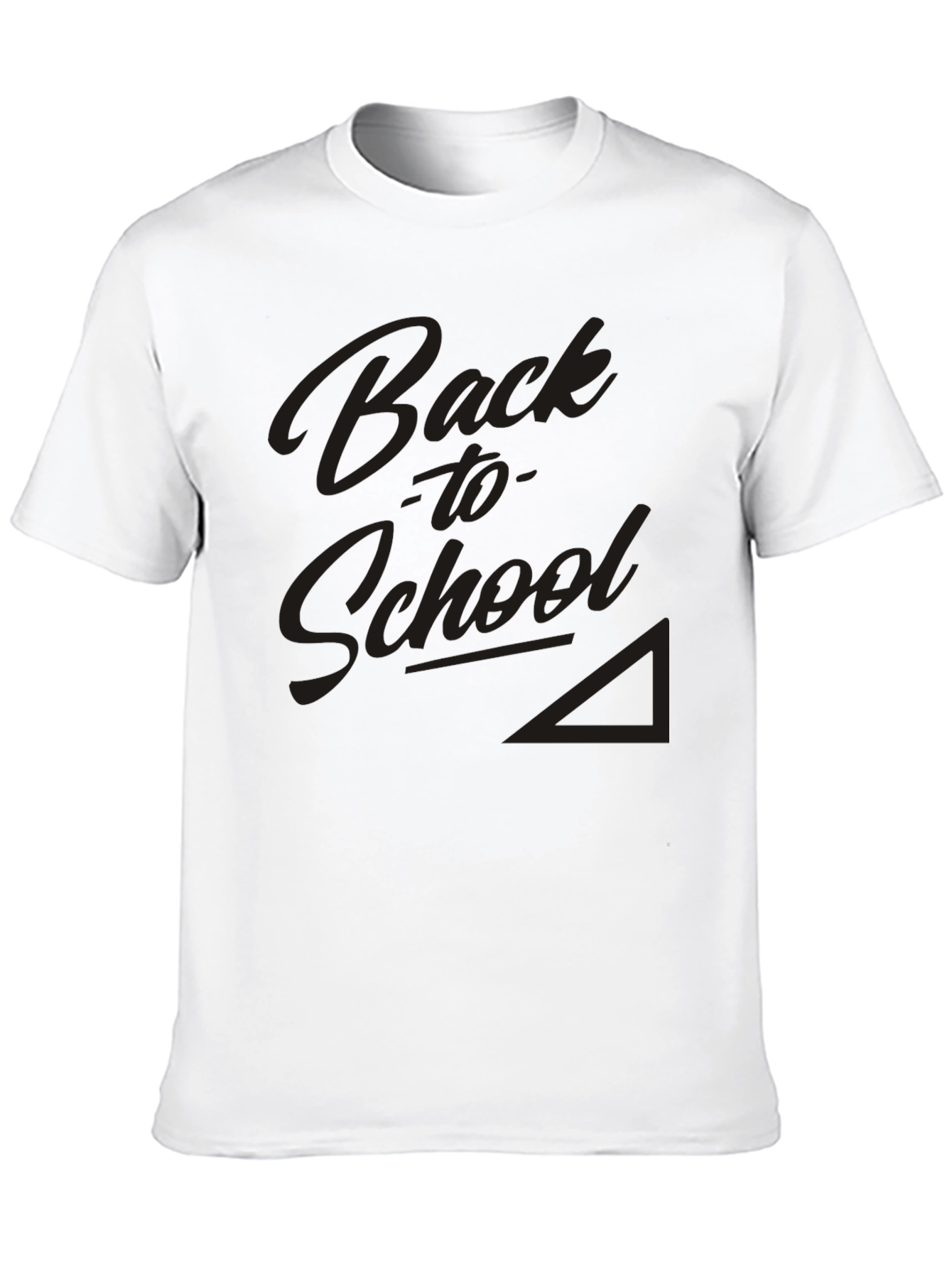 Back to School Black Graphic T-Shirt