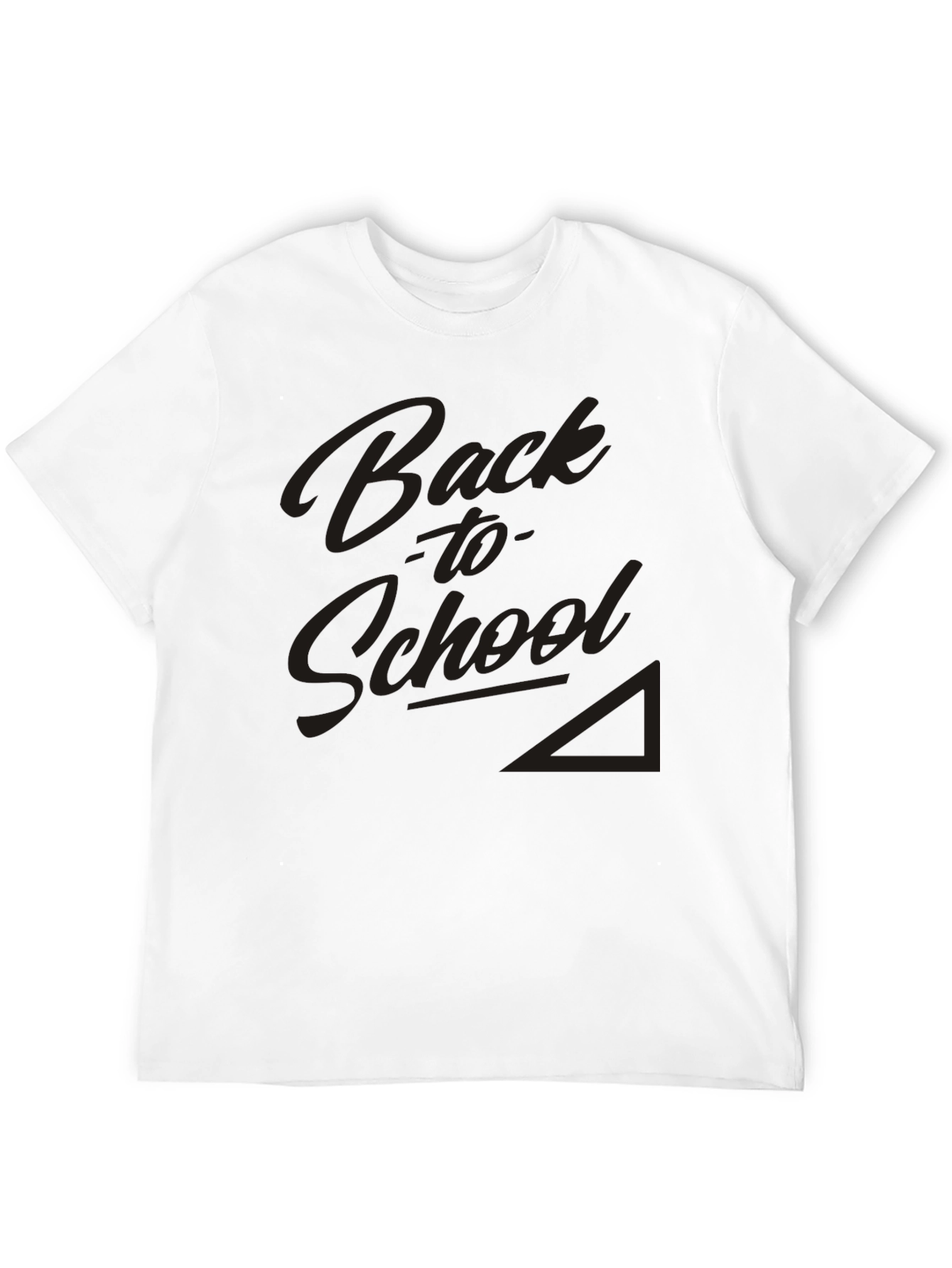 Back to School Black Graphic T-Shirt