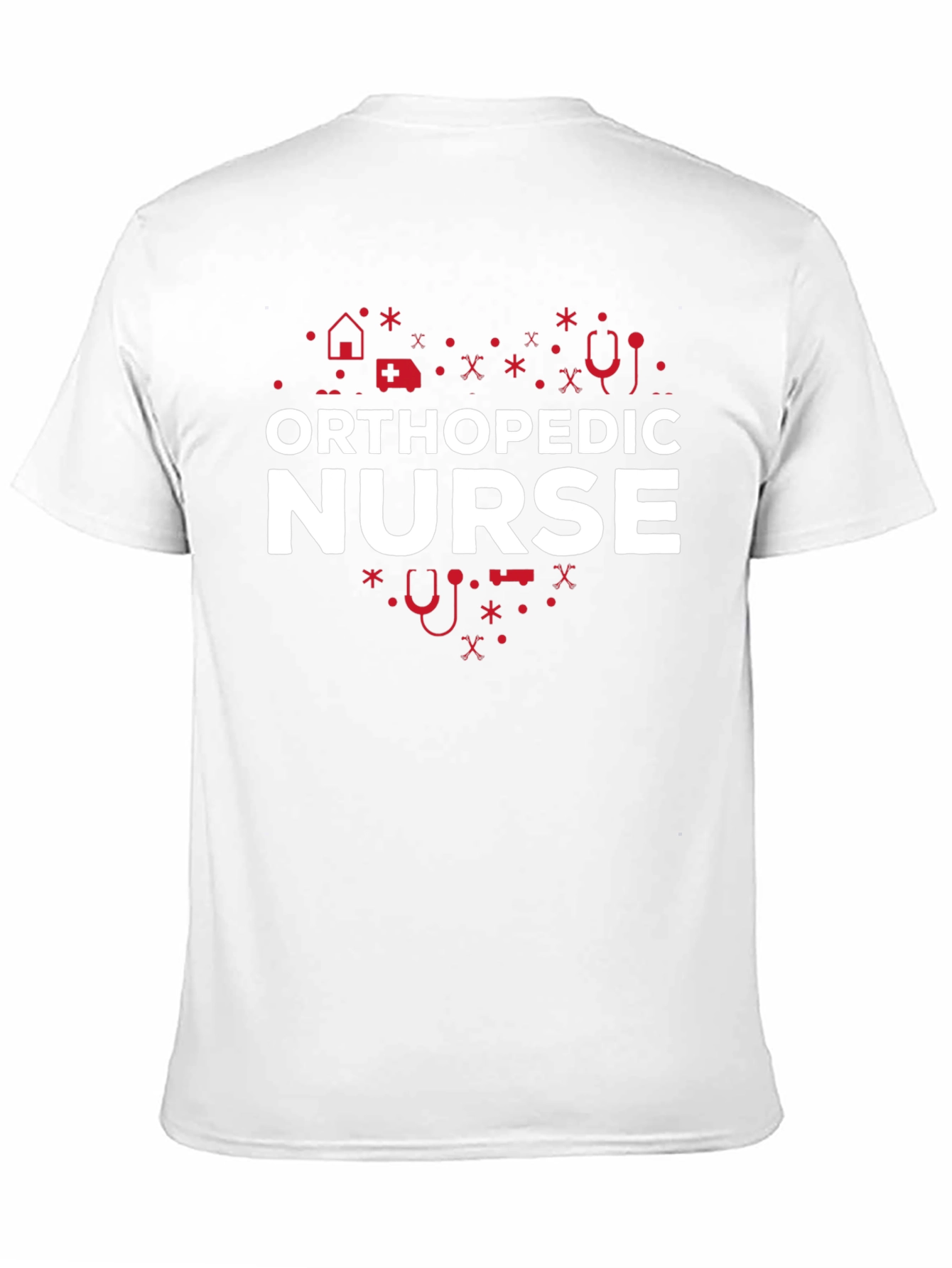 Orthopedic Nurse T-Shirt - Heart Design