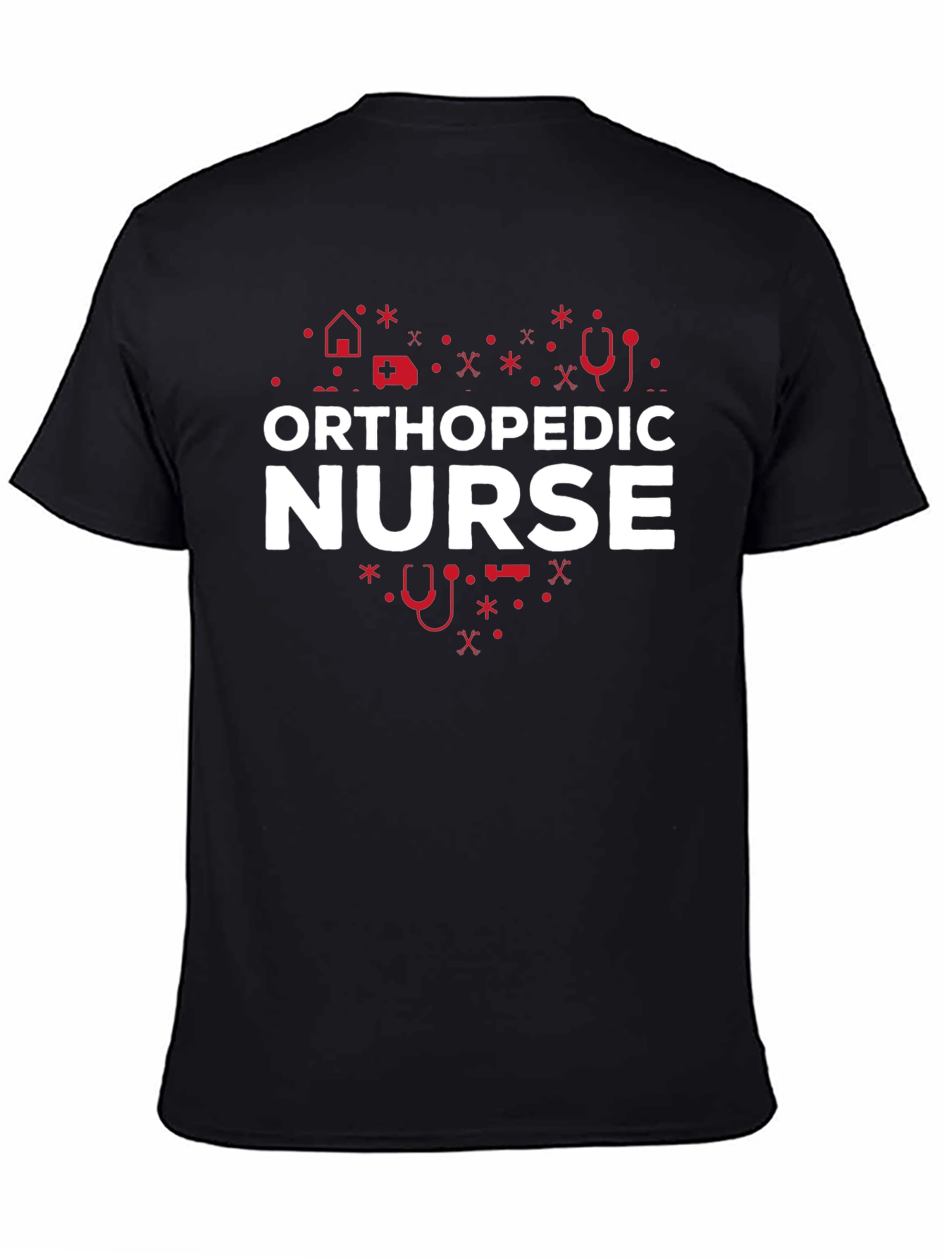 Orthopedic Nurse T-Shirt - Heart Design