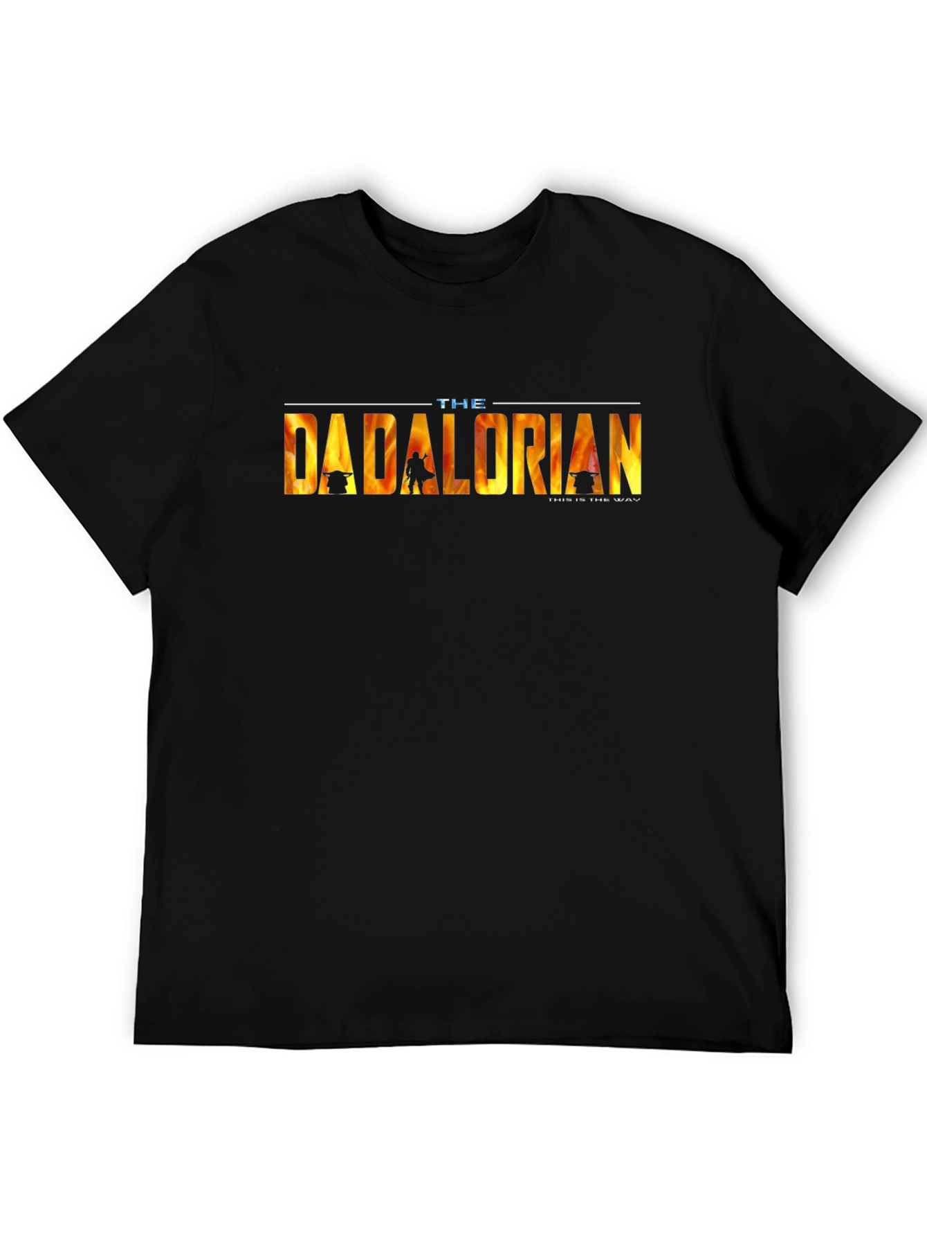 The Dadalorian Mens Black T-Shirt