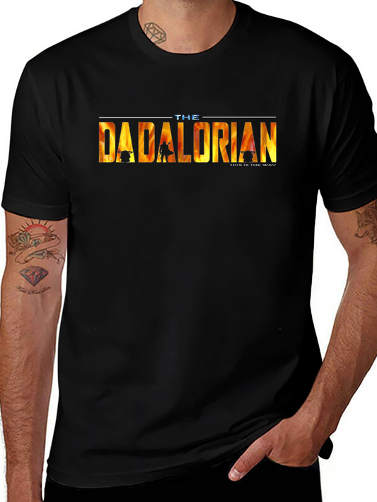 The Dadalorian Mens Black T-Shirt