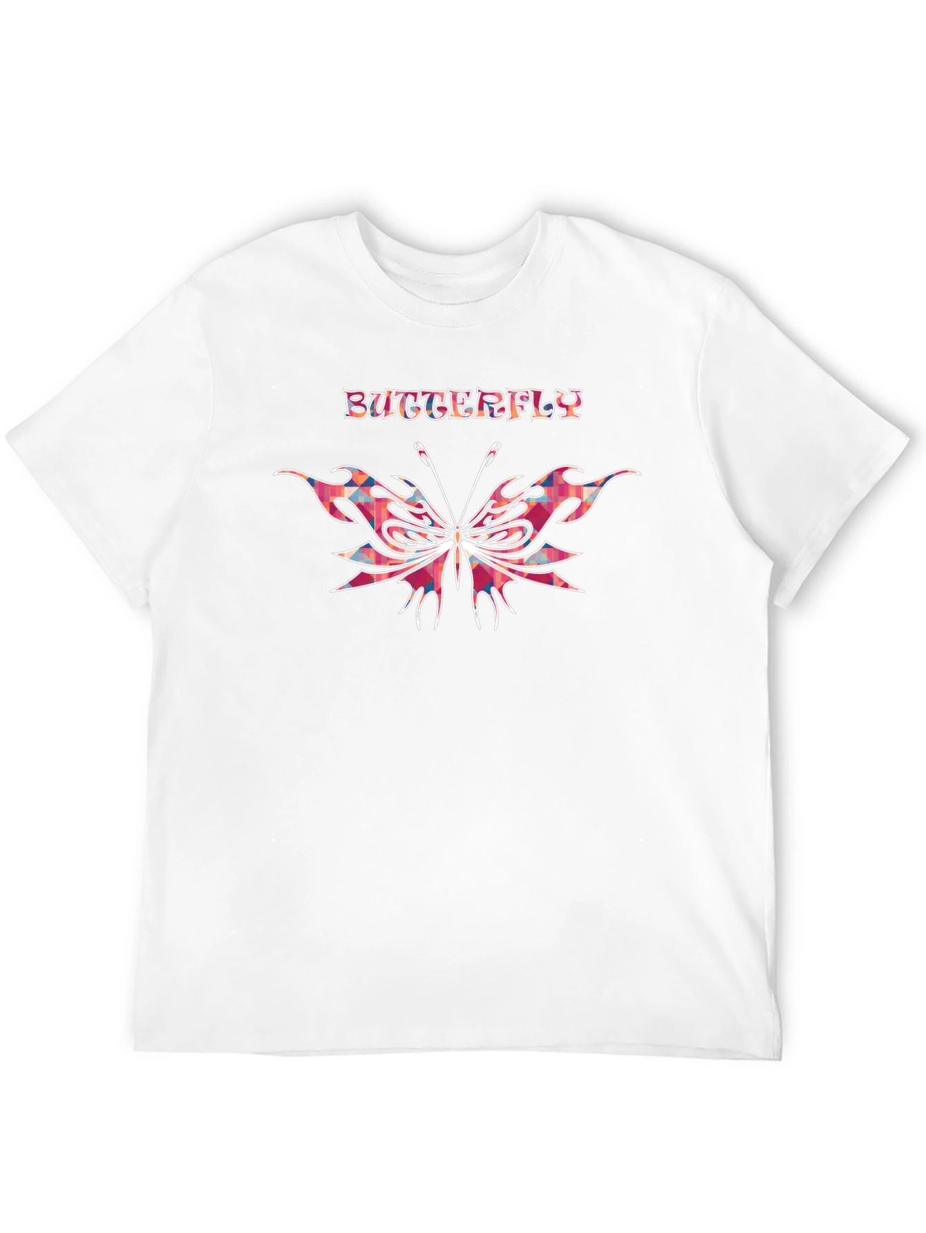 Butterfly Graphic Black T-Shirt for Men