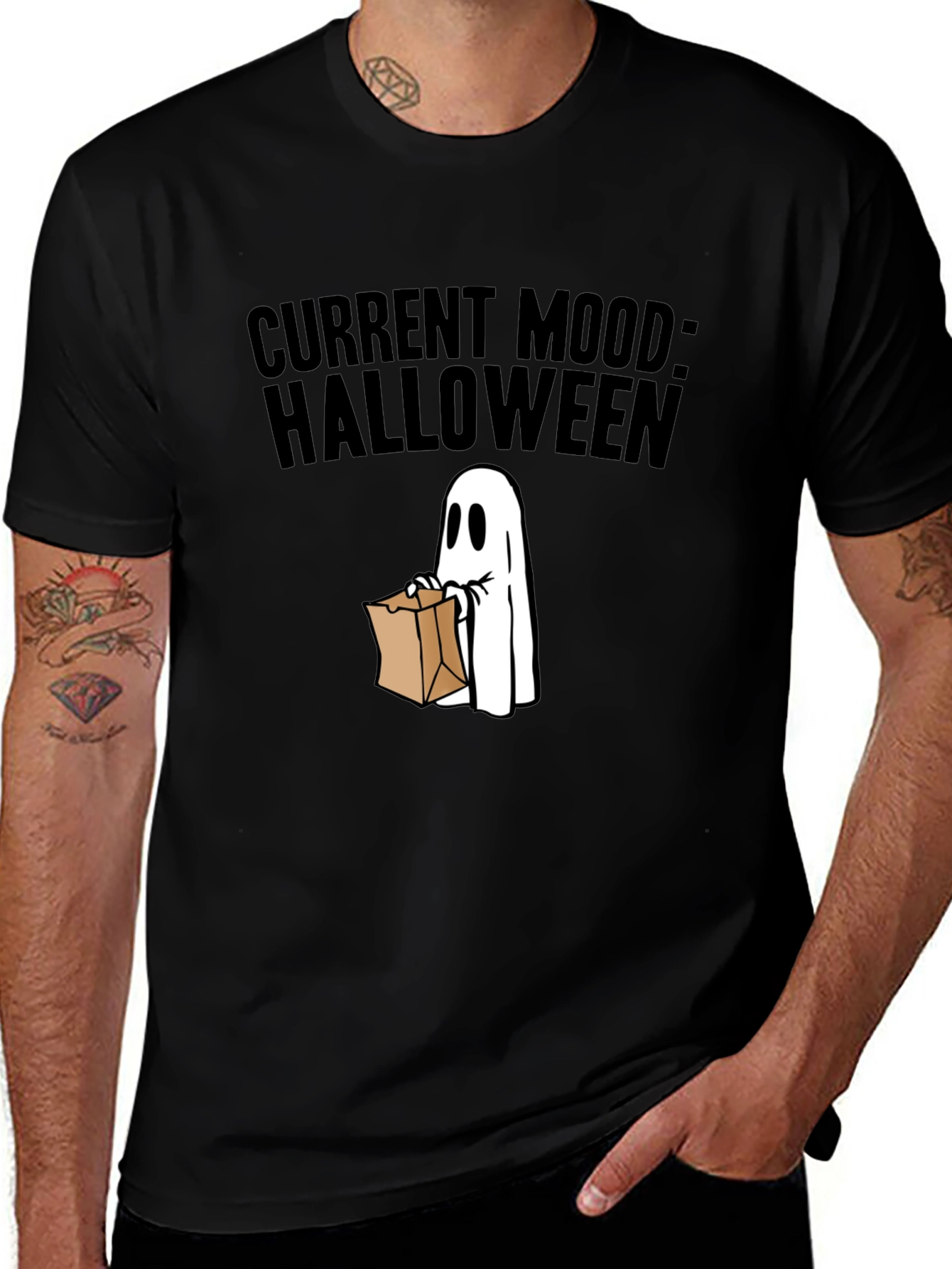 Current Mood: Halloween Ghost T-Shirt