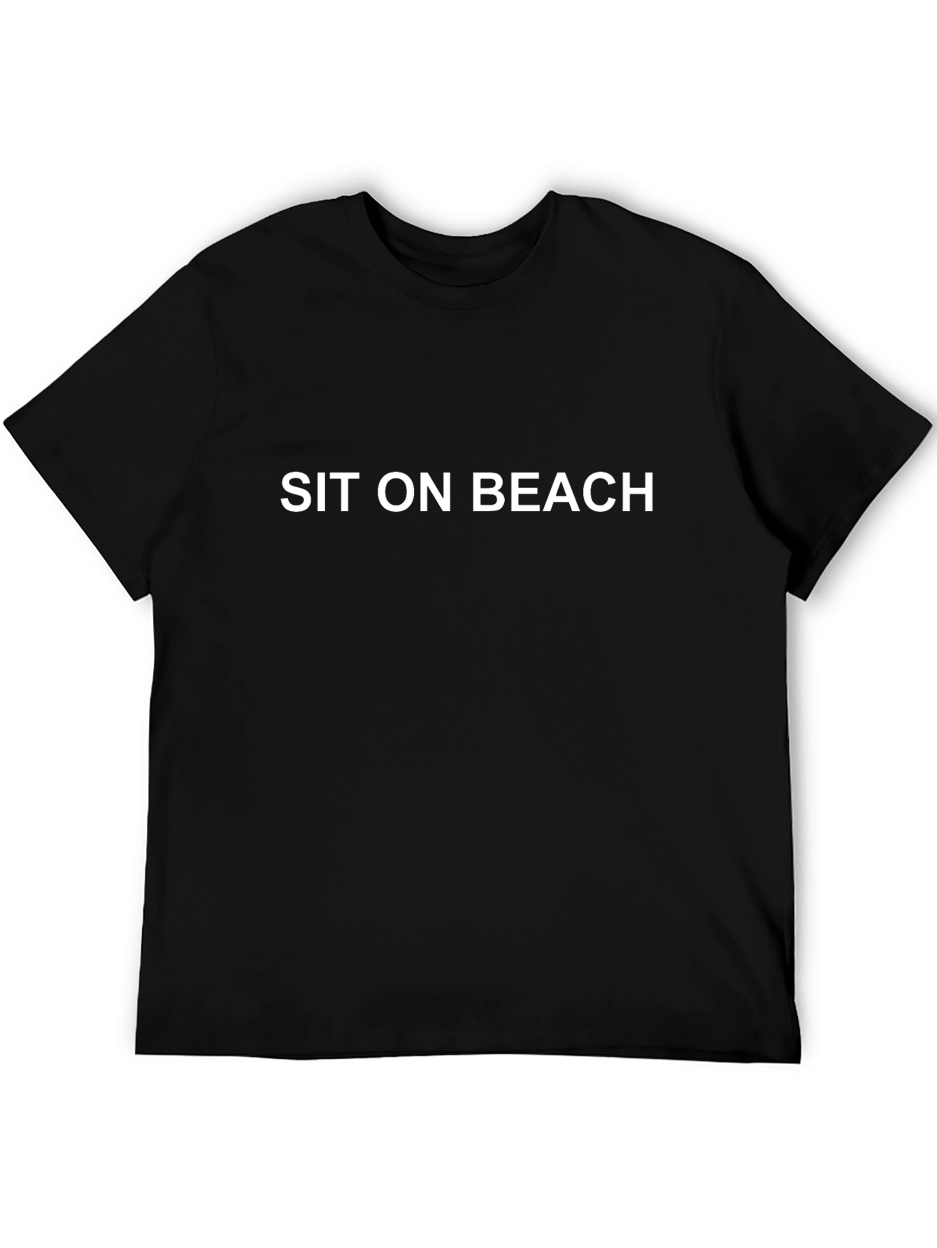 Sit on Beach Graphic Tee - Soft Cotton Blend