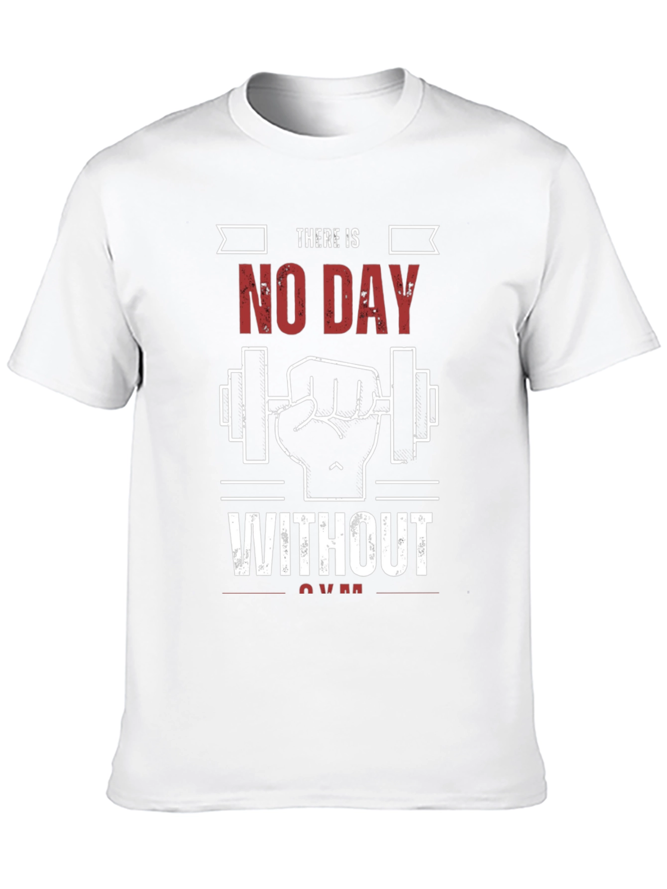No Day Without Gym Black Graphic Tee