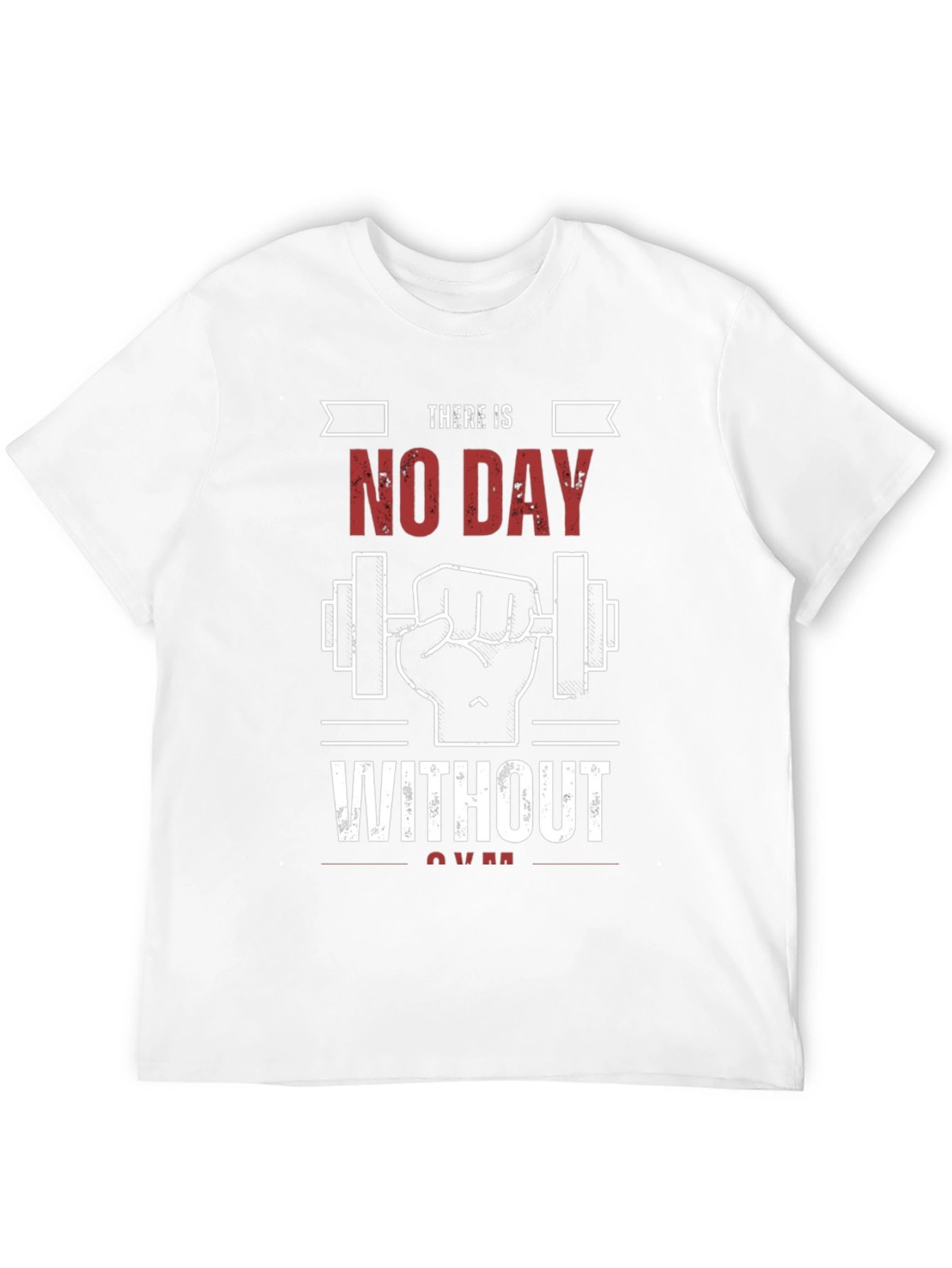 No Day Without Gym Black Graphic Tee