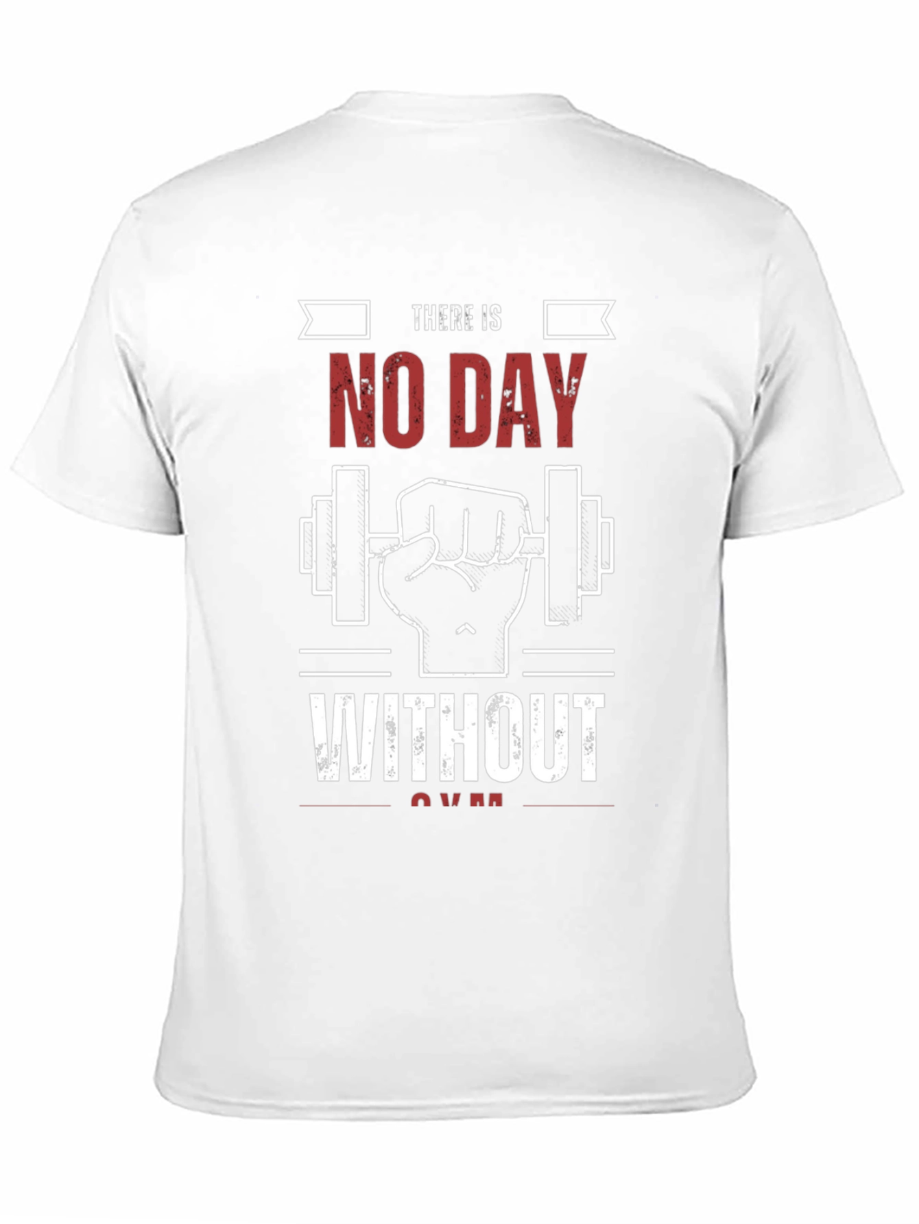 No Day Without Gym Black Graphic Tee