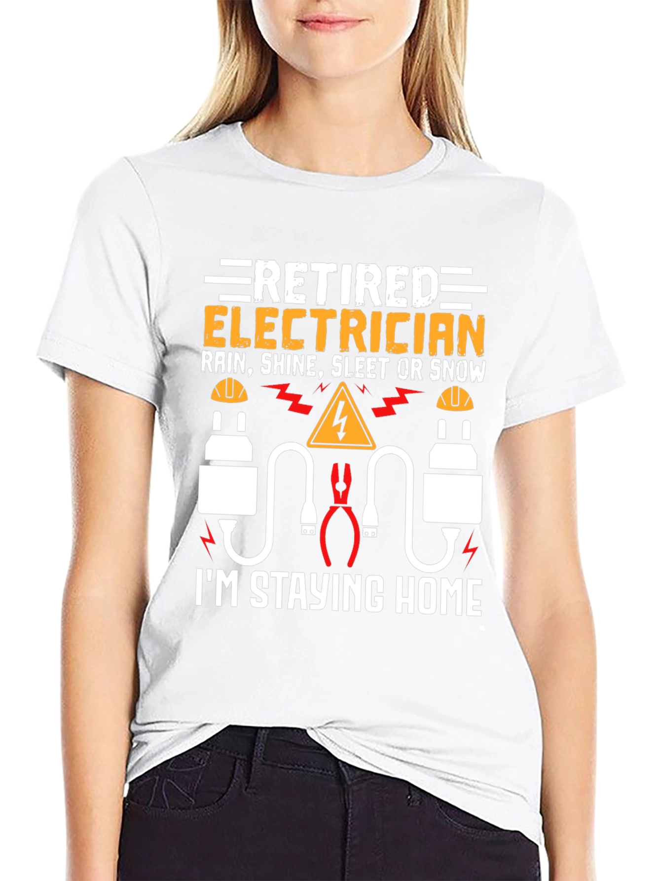 Retired Electrician T-Shirt Funny Gift