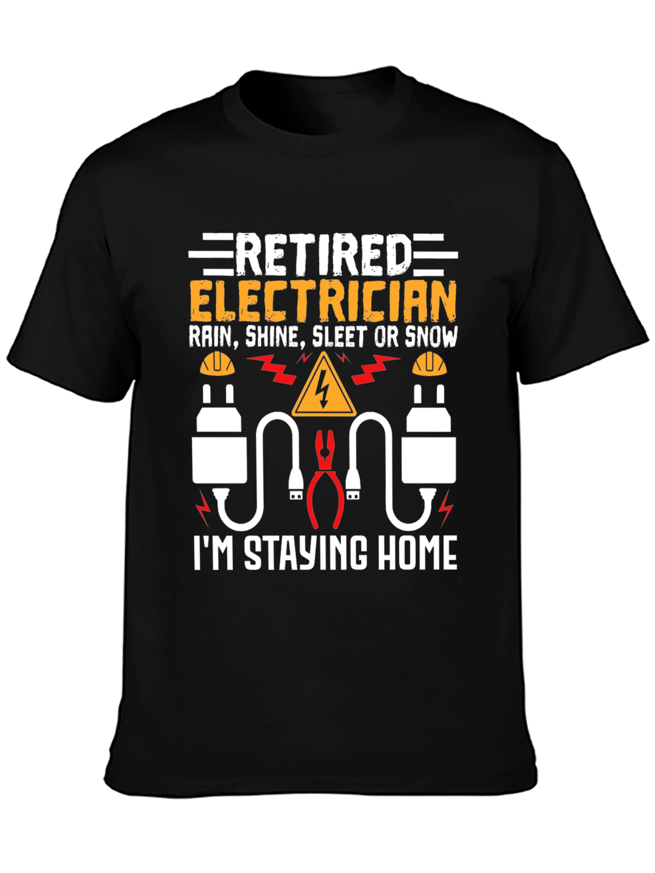 Retired Electrician T-Shirt Funny Gift