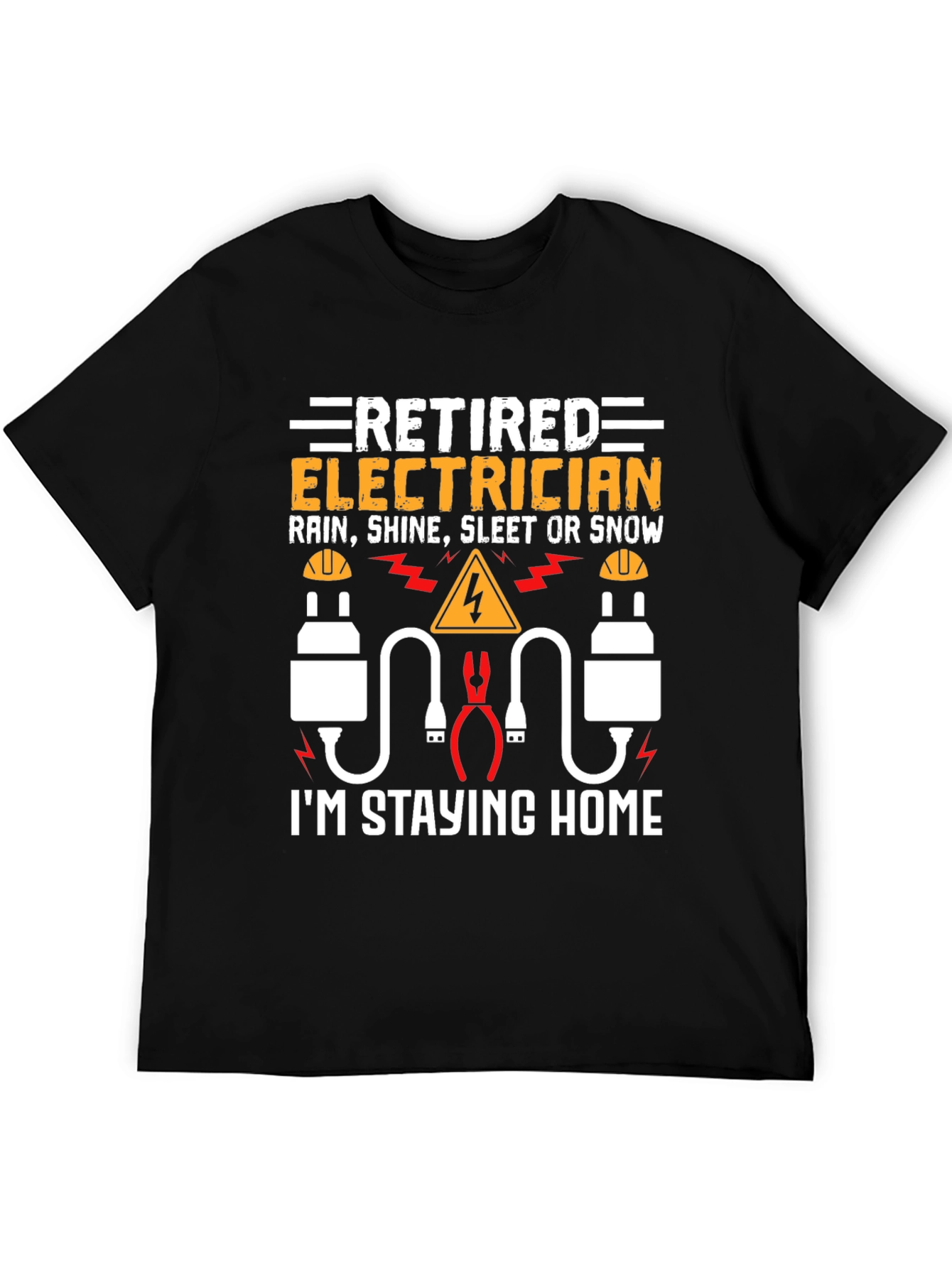 Retired Electrician T-Shirt Funny Gift