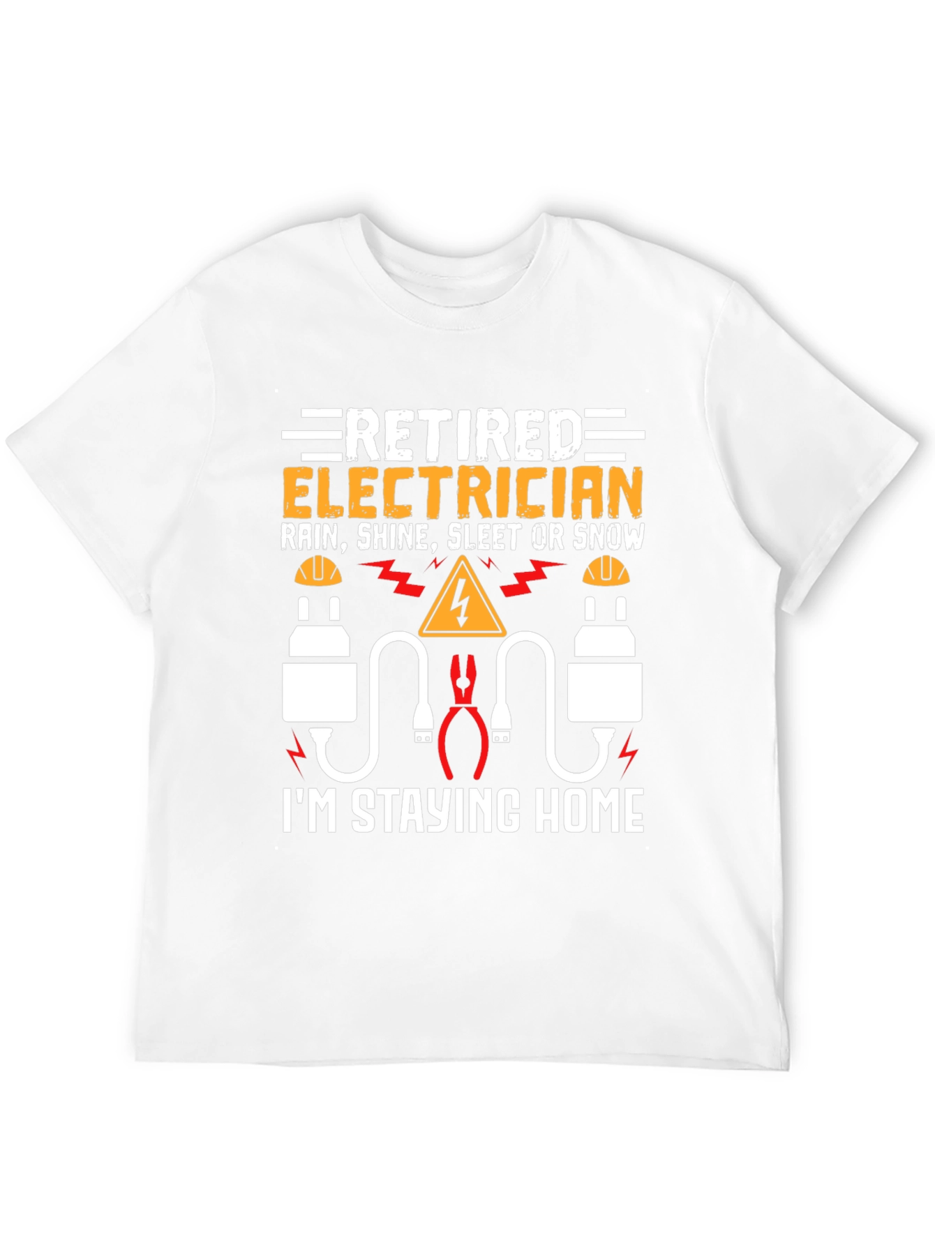 Retired Electrician T-Shirt Funny Gift