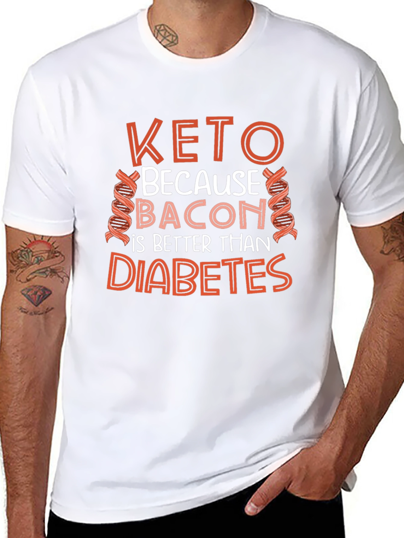 Keto Bacon Better Than Diabetes T-Shirt