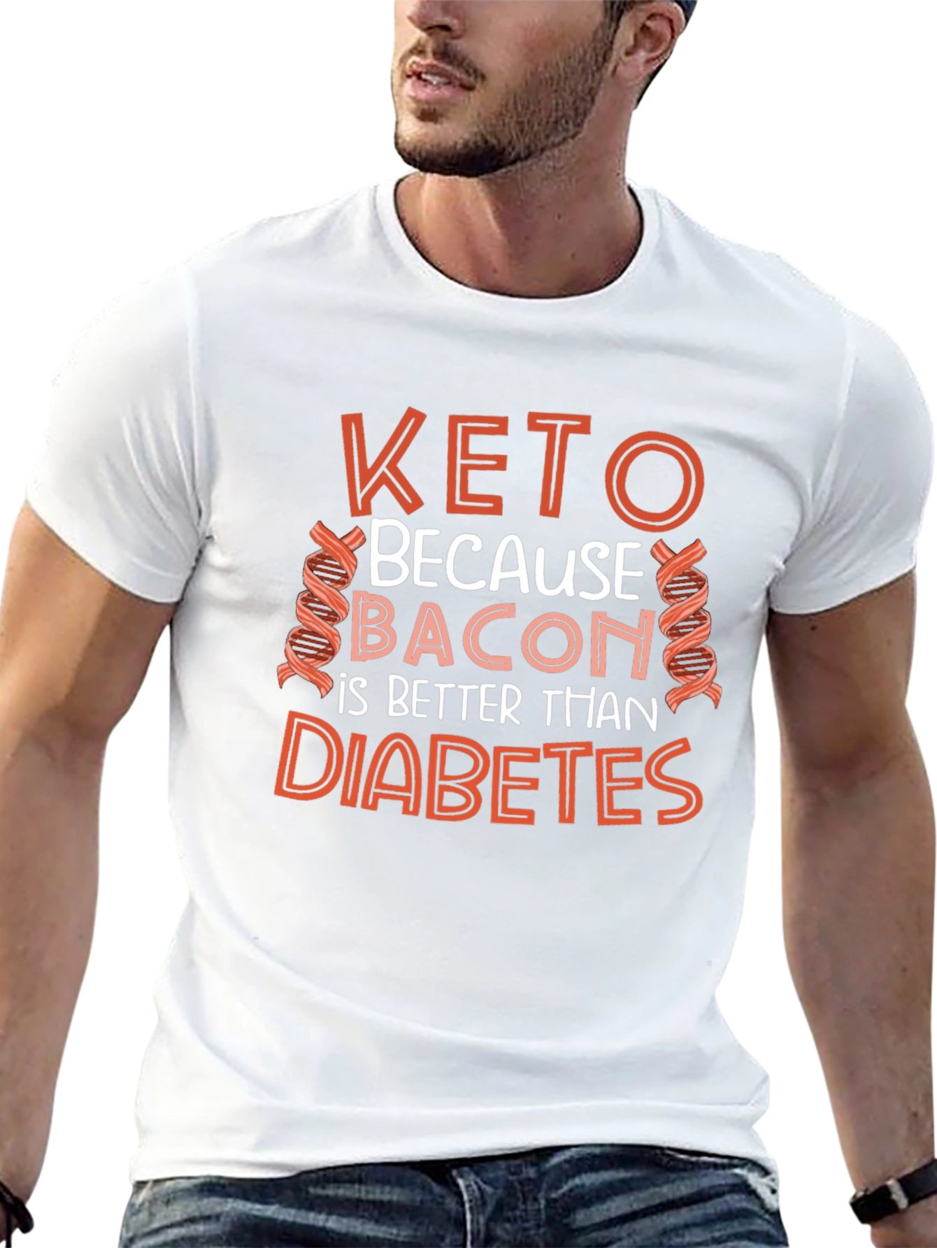 Keto Bacon Better Than Diabetes T-Shirt