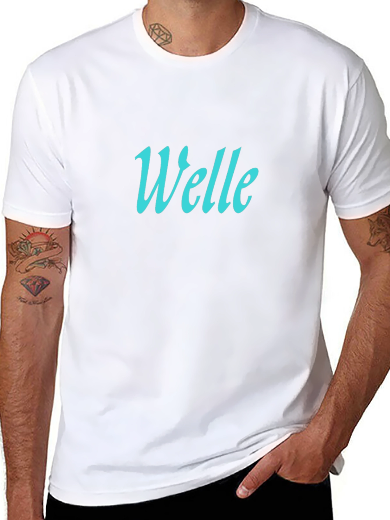 Welle Graphic Tee - Classic Black