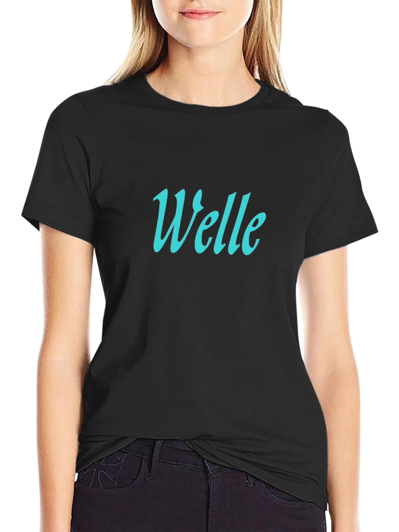 Welle Graphic Tee - Classic Black