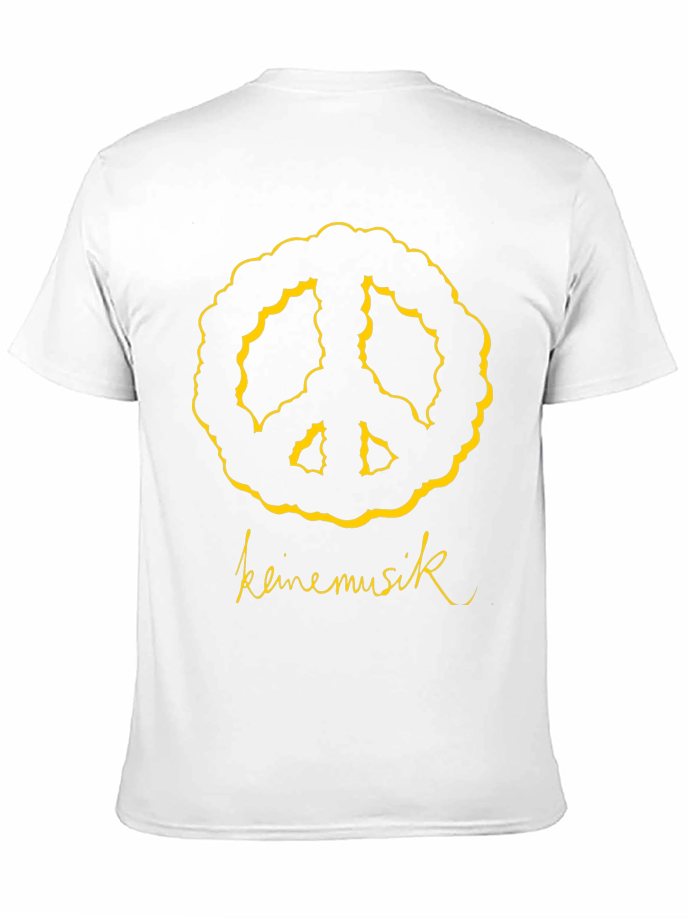 Keine Musik Peace Sign Graphic T-Shirt