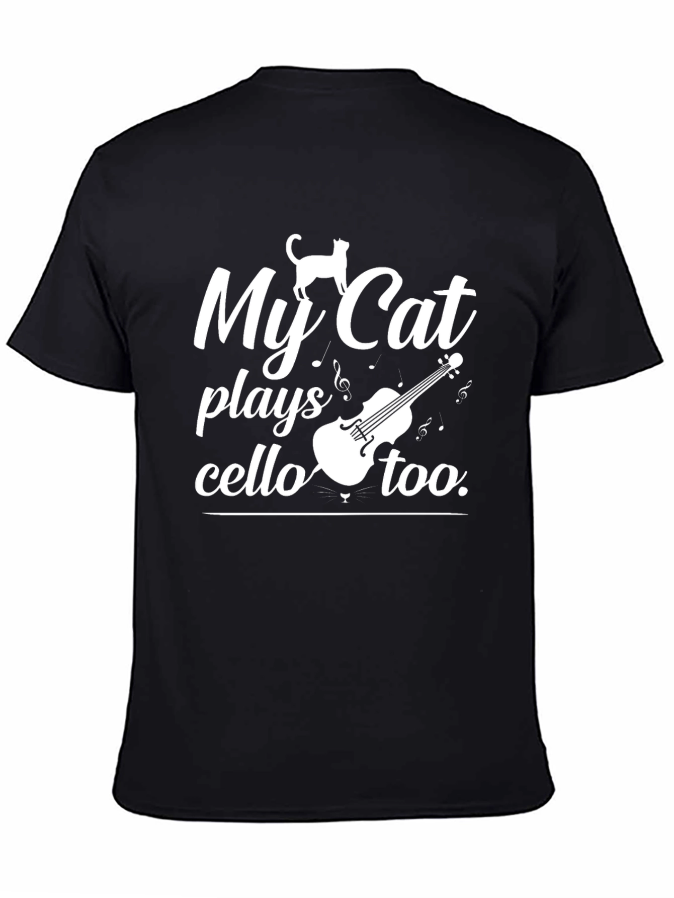 My Cat Plays Cello Too T-Shirt