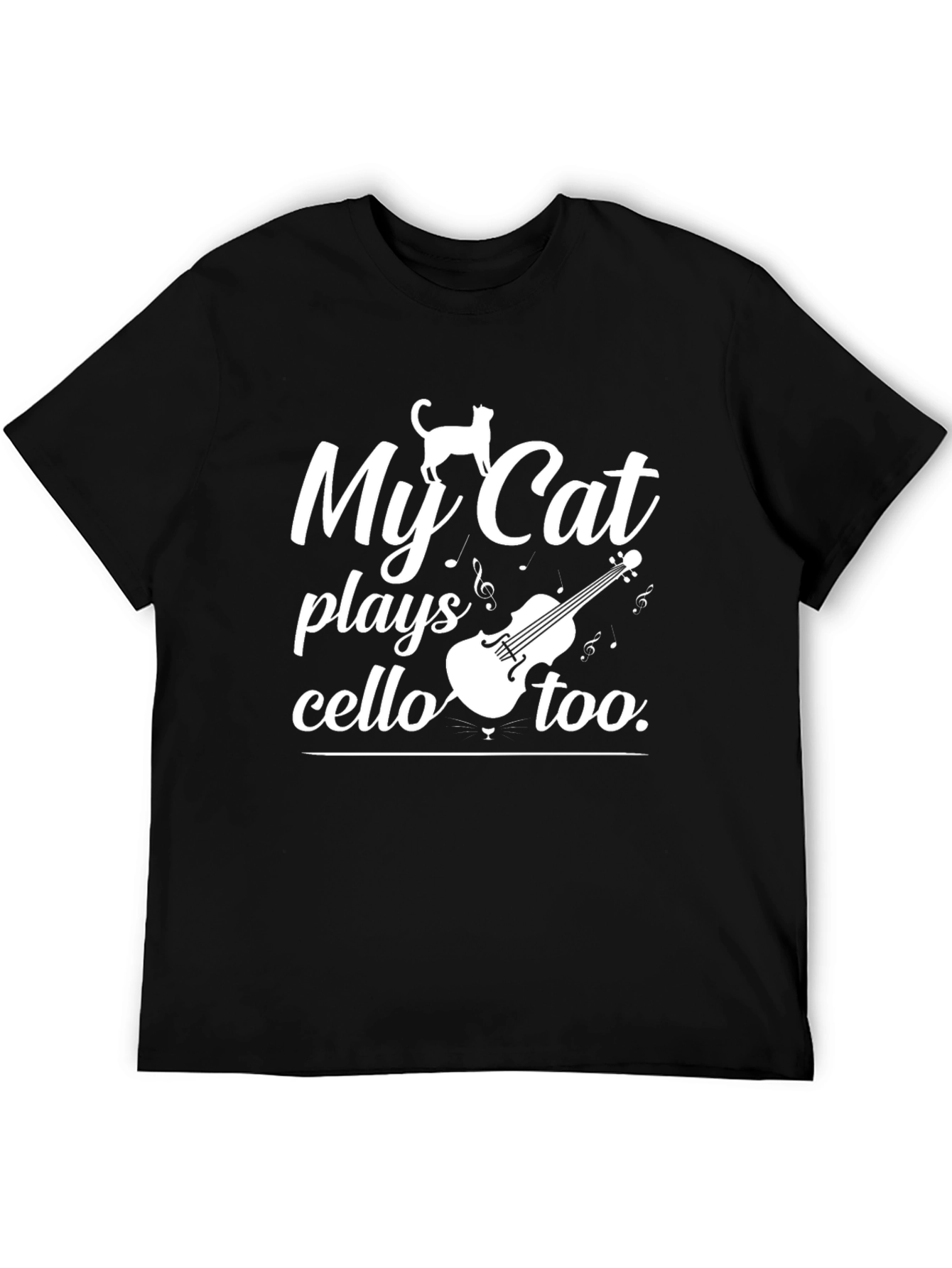 My Cat Plays Cello Too T-Shirt